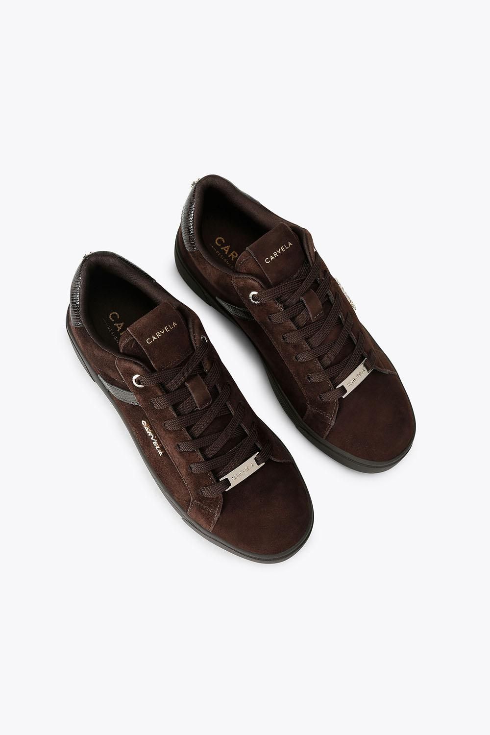 Carvela Daze' Suede Fabric Trainers