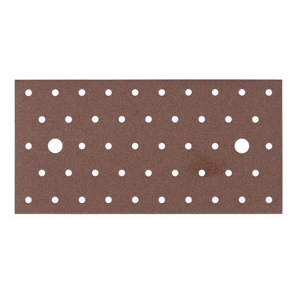 Lochplatte, beschichtet, rostbraun, LxBxH: 20x10x0,2 cm
