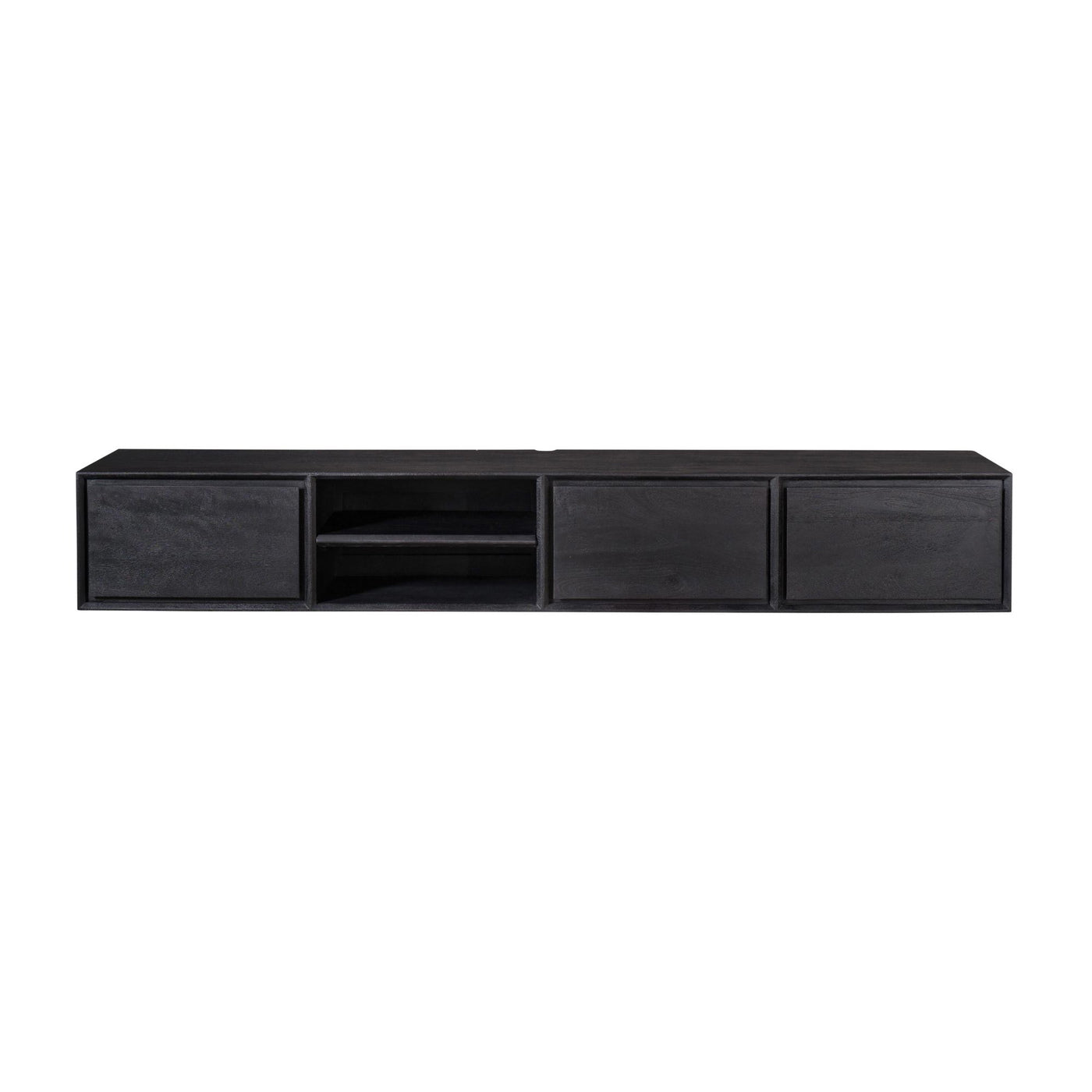 Starfurn Tv-meubel Ambiance - Zwevend - Zwart Hout - 200x35x30cm