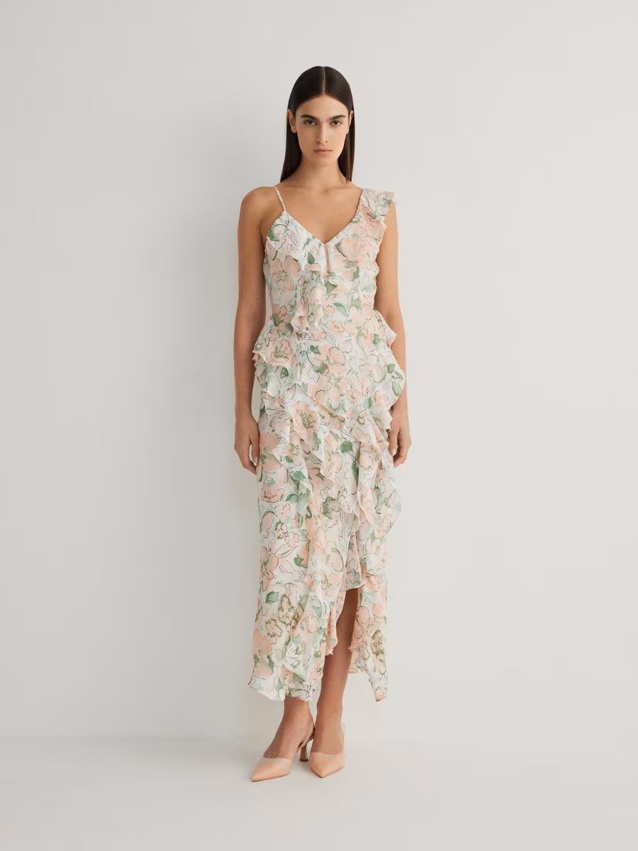 Maxi Dress With Ruffle Details