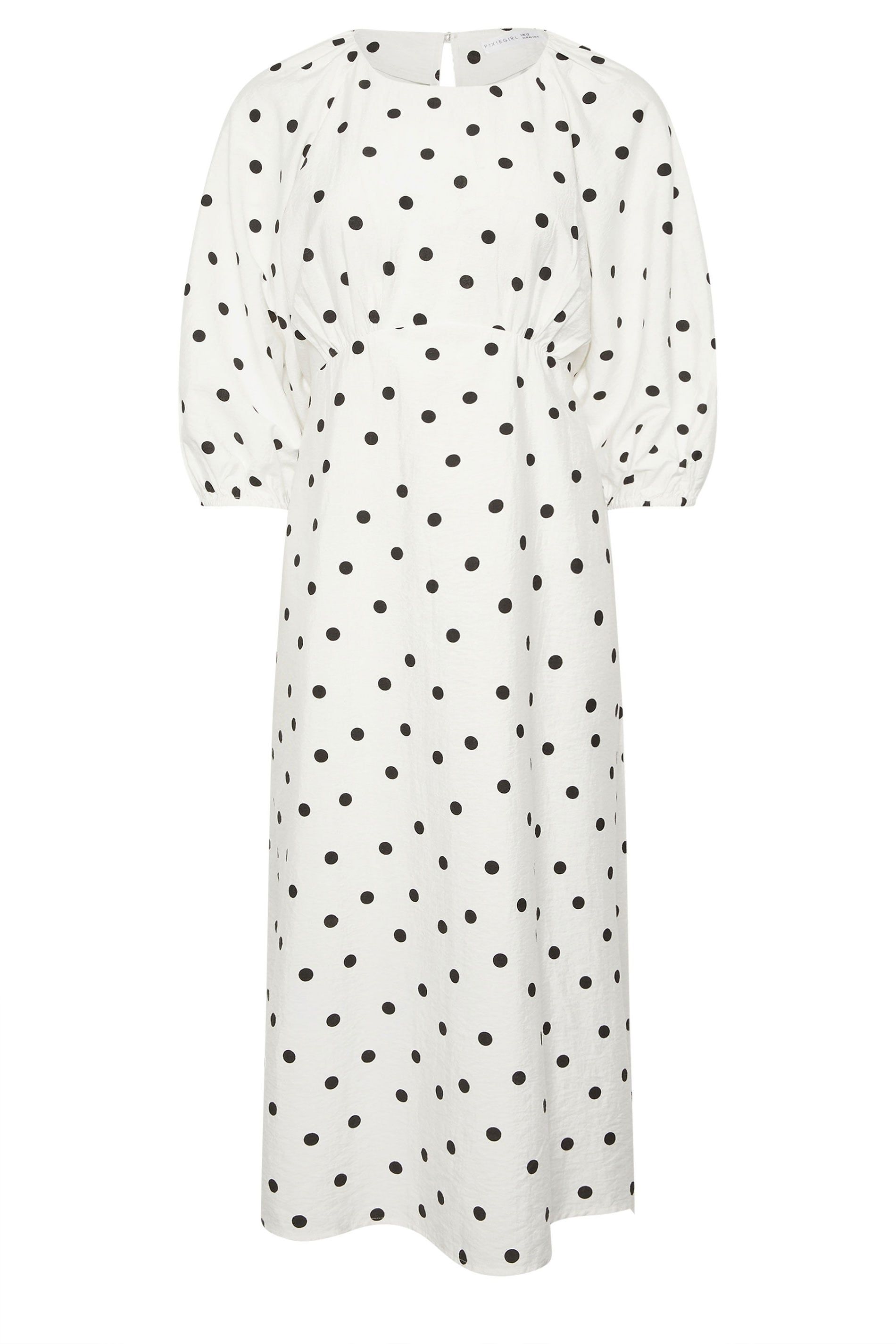 PixieGirl Petite Spot Midi Dress