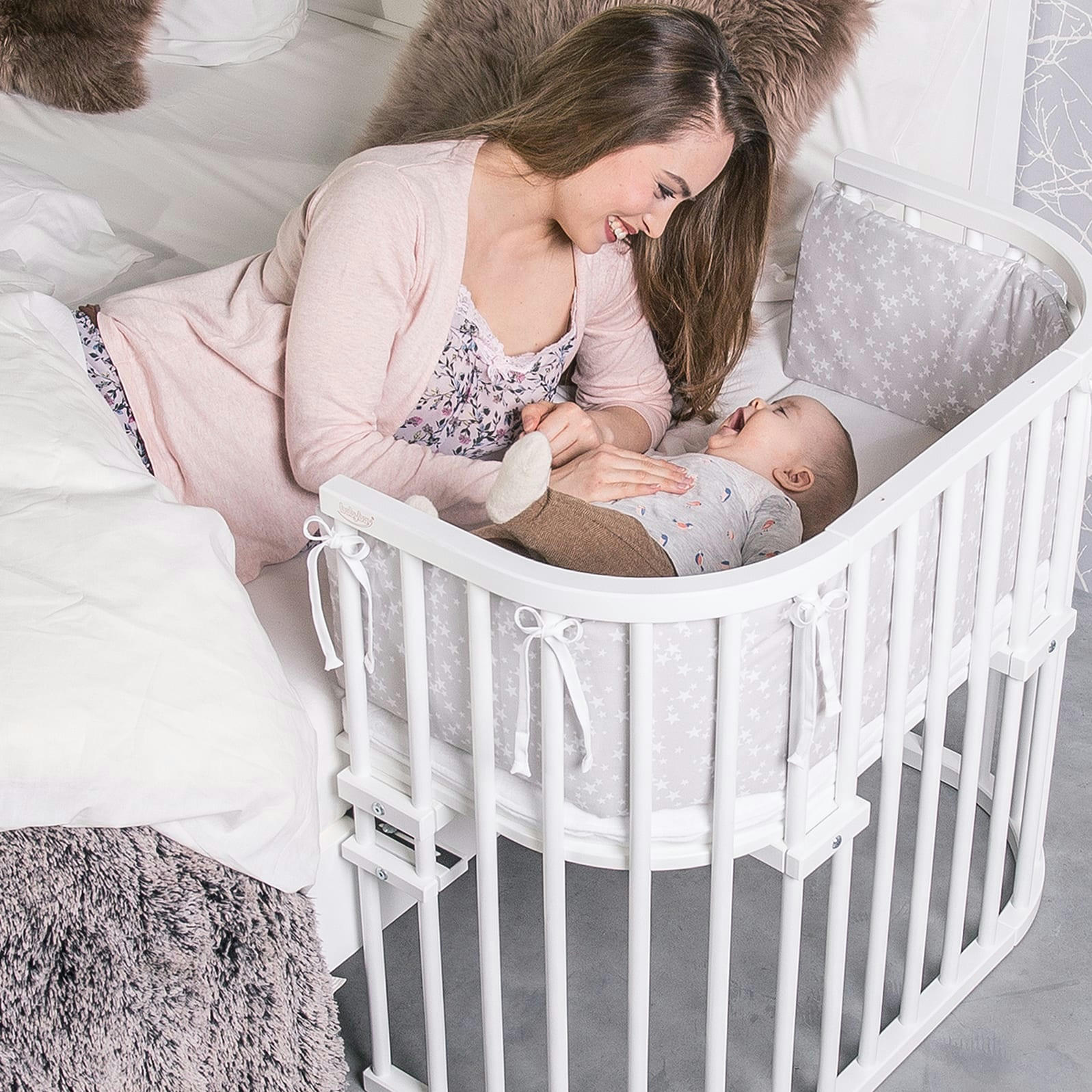 - Lit berceau Cododo avec matelas -  Original Blanc