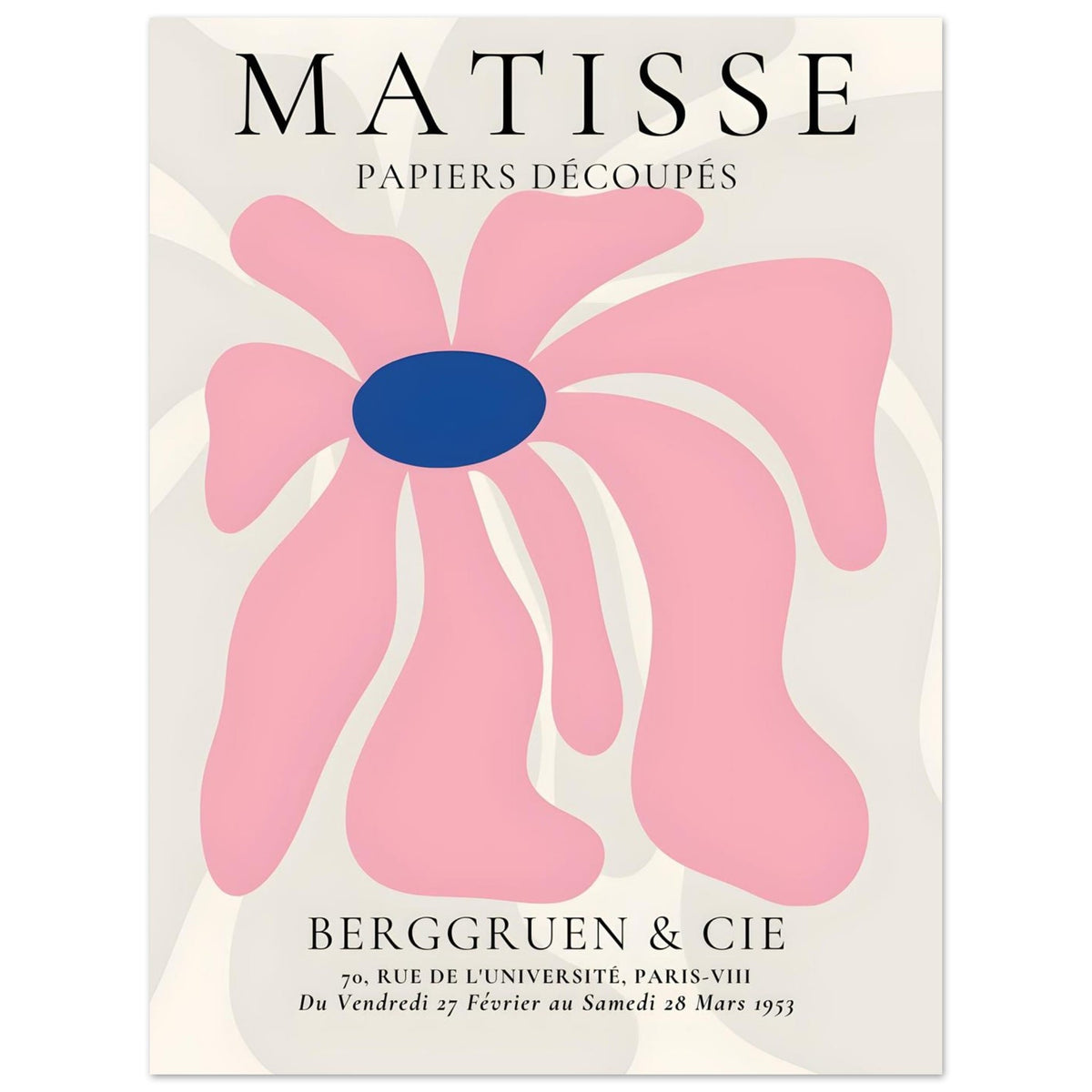 Artfulprints Poster Matisse - Pink floral dream  - 30x40 cm - Roze