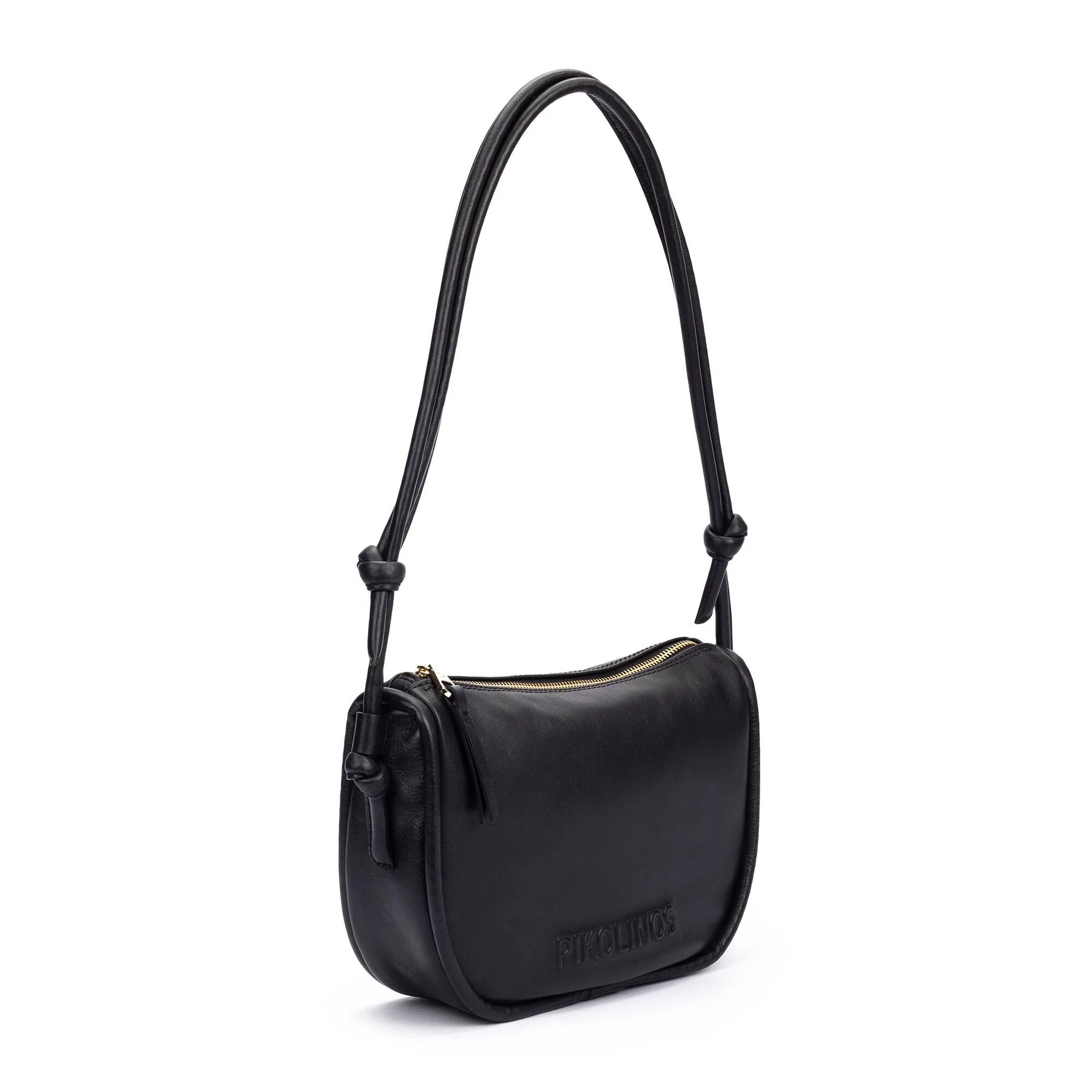 PALS - Bolso de piel con cierre de cremallera para mujer.