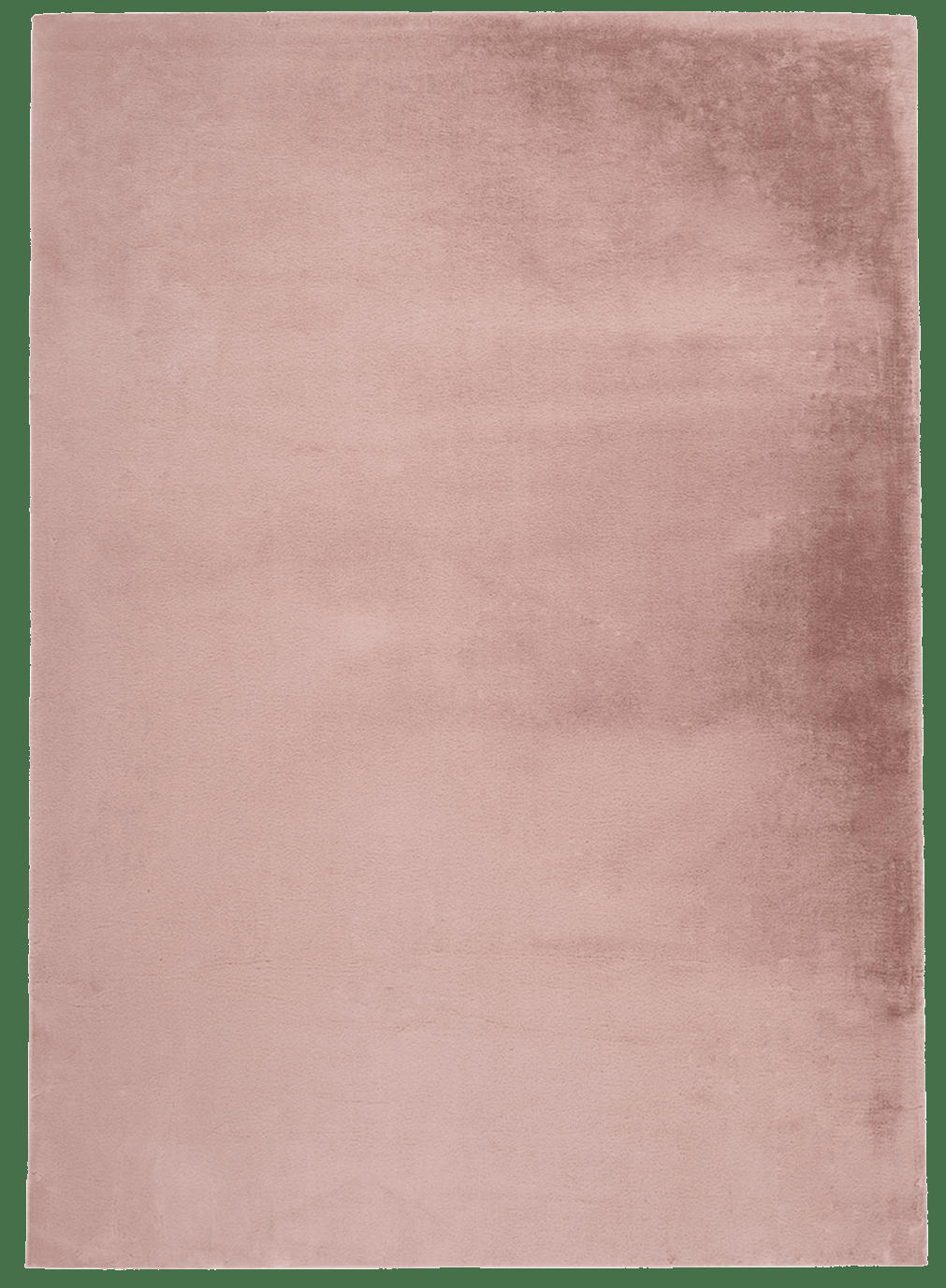 SOUGH - tapis de fourrure velours rose poudré 80x150cm