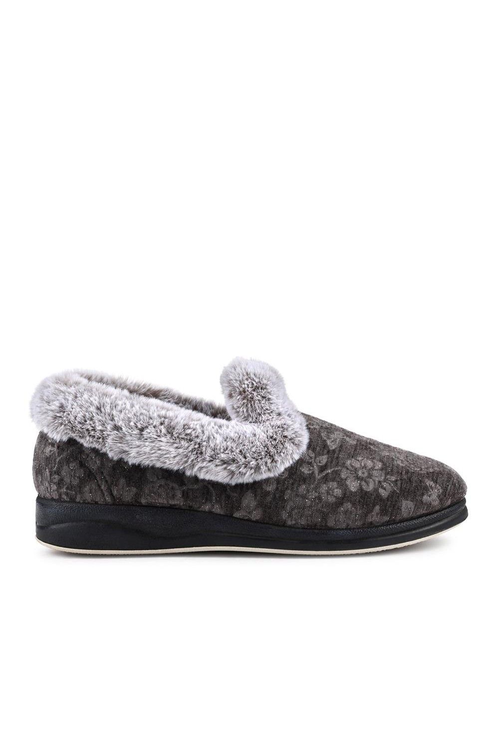 Pavers Warm Memory Foam Velour Slippers