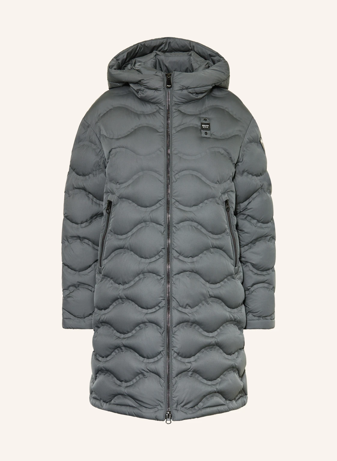 Blauer Daunemantel MADELINE