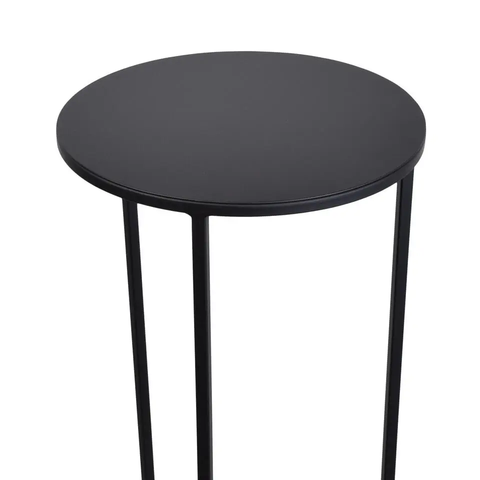 LOFT42 Set Plantentafels �?Zwart �?Metaal