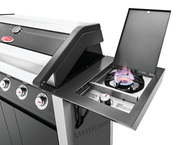 BeefEater 1600 Series - 5 Burner Stainless Steel BBQ With Side Burner (Dark)