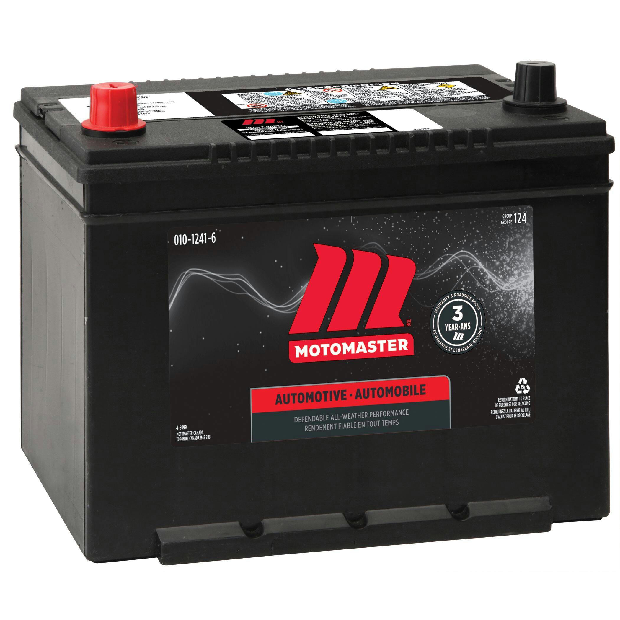 MOTOMASTER Group Size 124 Battery, 700 CCA