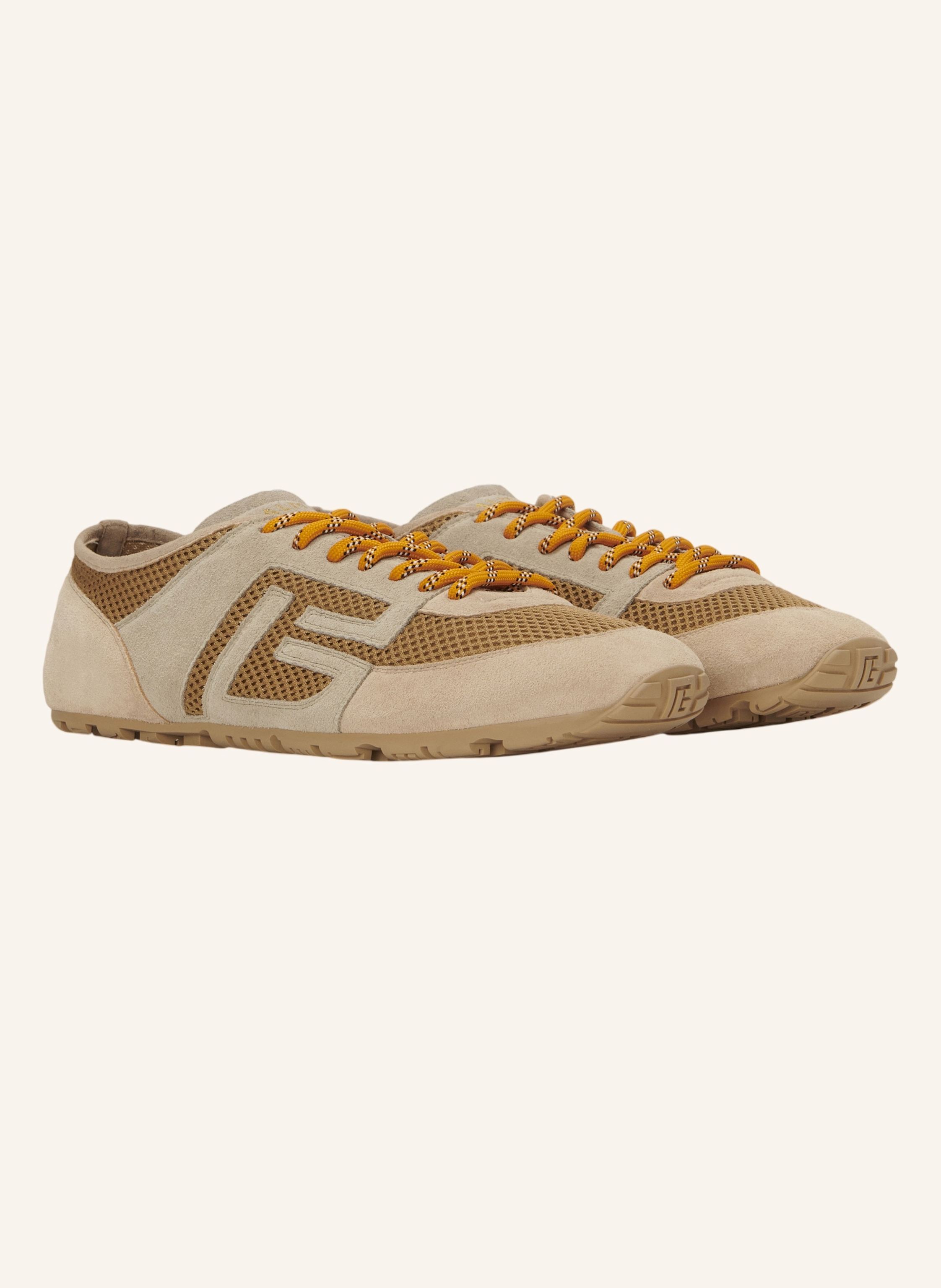 BALMAIN Racer 45 Sneakers aus Mesh und Wildleder