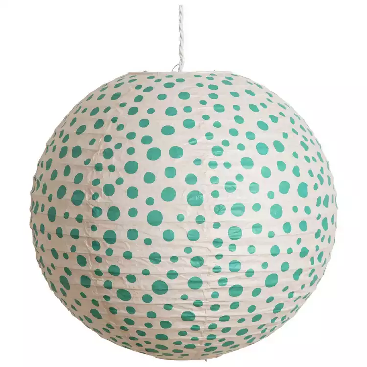Habitat Kids Teal Paper Easy Fit Lampshade - 45cm
