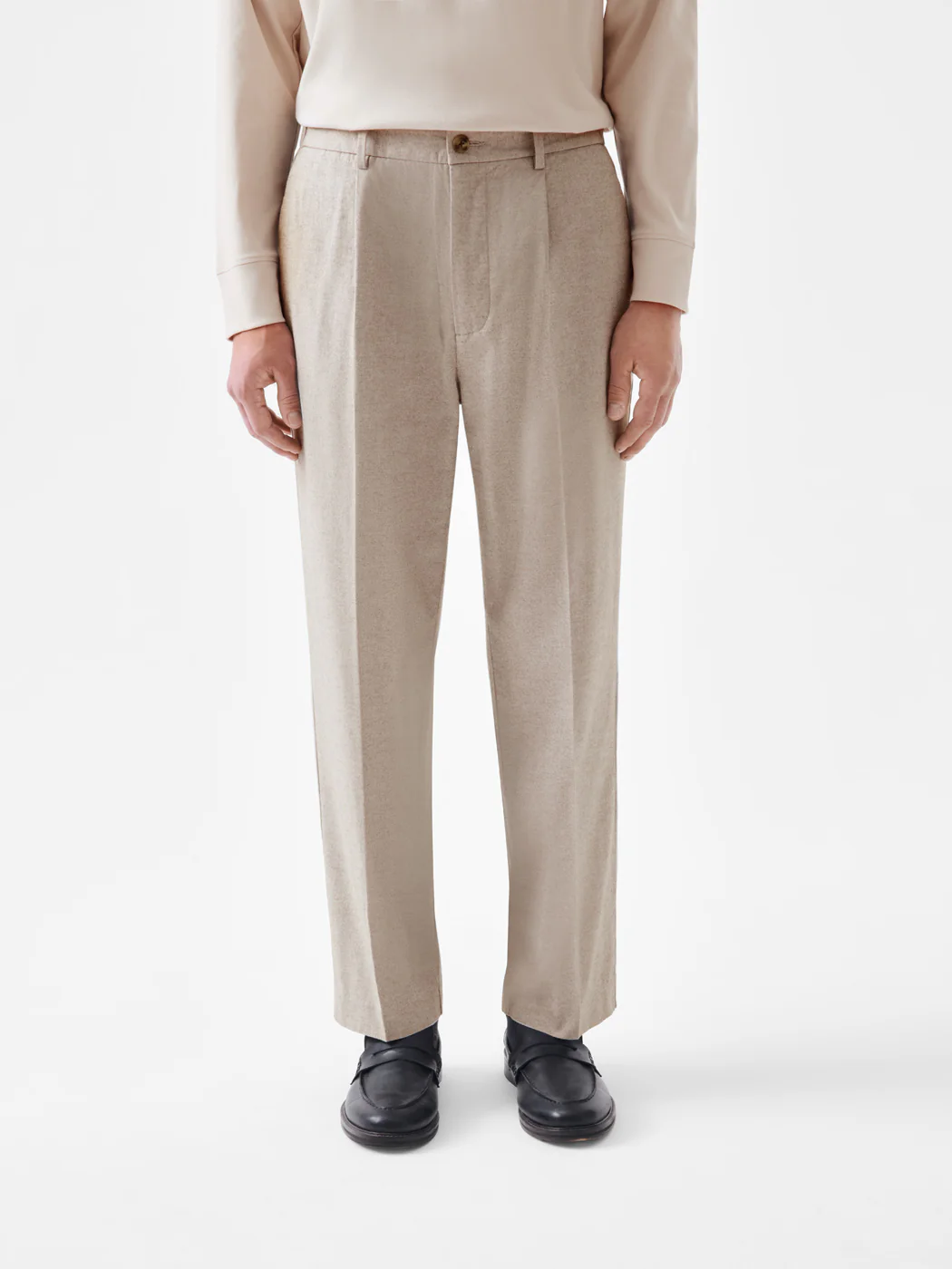 Chino loose fit chiné - L'atelier