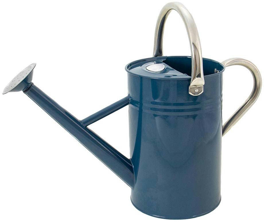 - Arrosoir en acier galvanisé 4,5 litres bleu canard