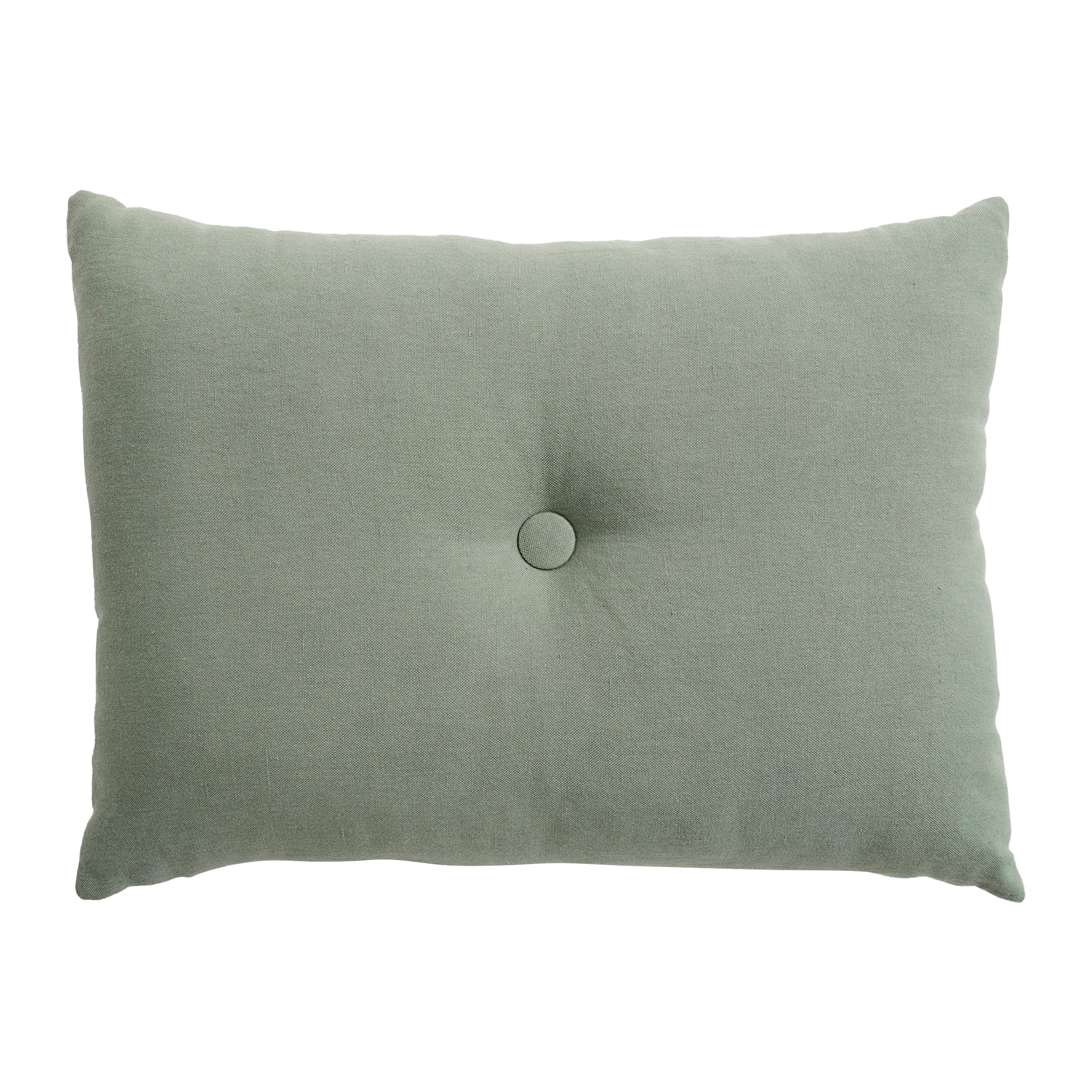 HAY Dot Linen Sierkussen 45 x 60 cm - Pine Green