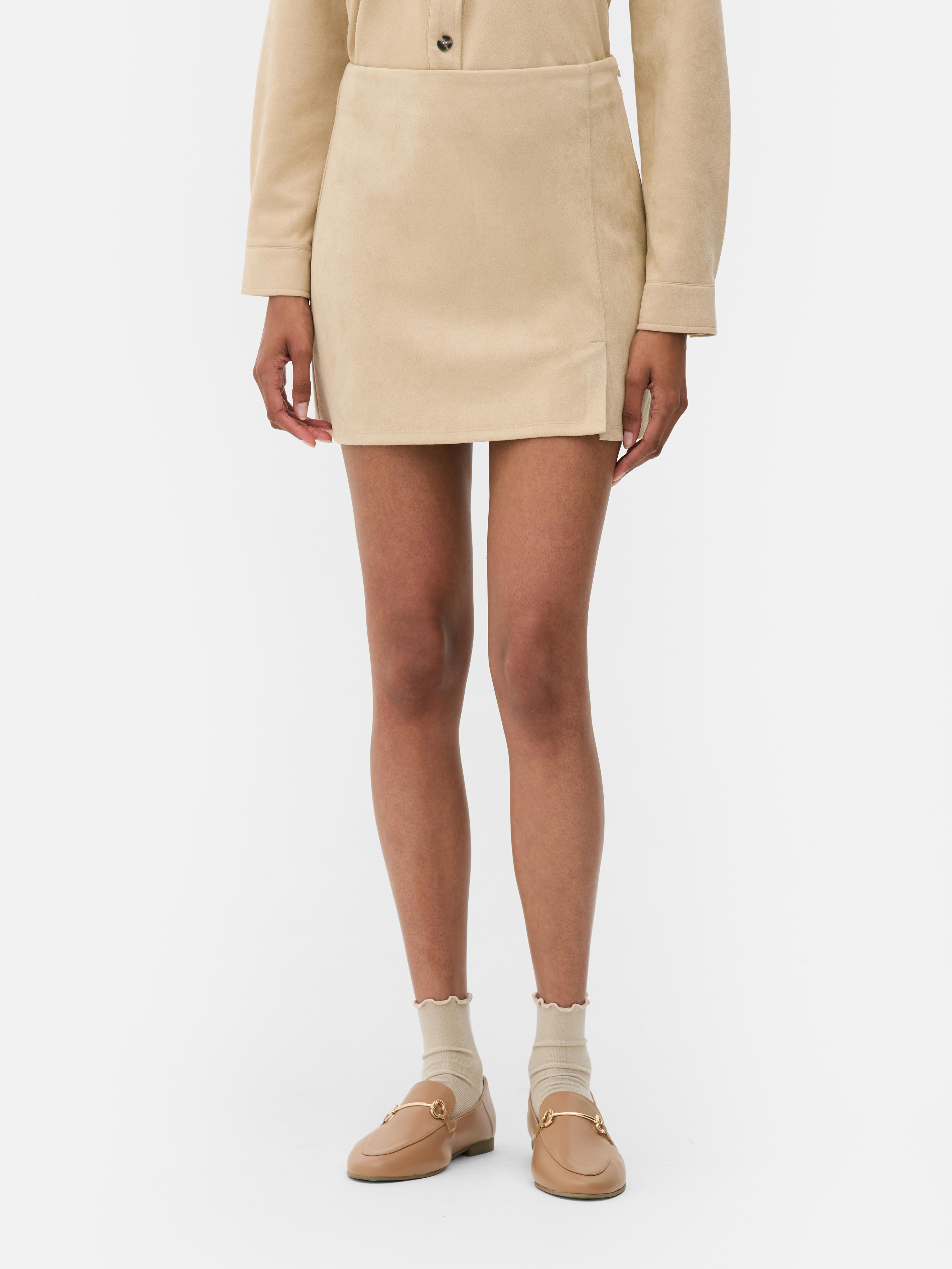 Split Hem Mini Skirt