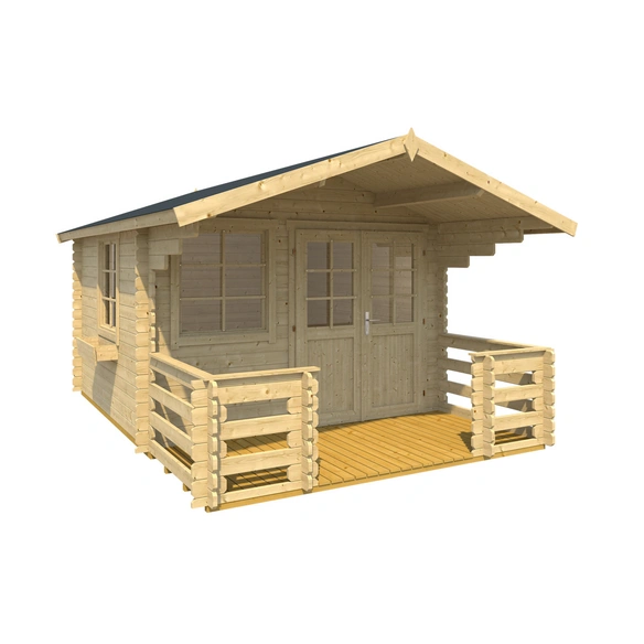 Gartenhaus »Lola«, BxHxT: x 245,1 x cm (Außenmaße inkl. Dachüberstand), Holz