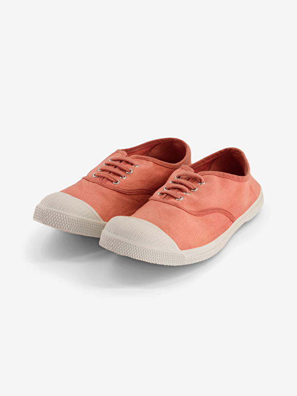 Tennis lacets femme rose