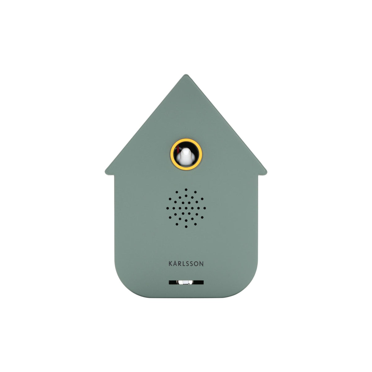 Karlsson ornament Sound Box Modern Cuckoo - groen - Ø12cm