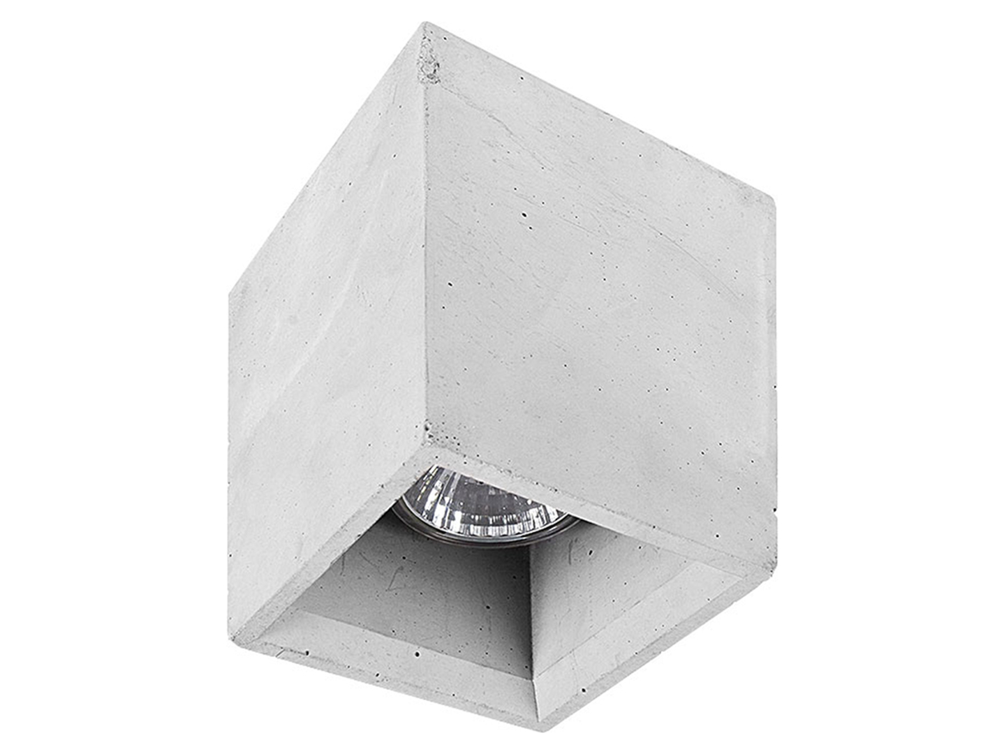 Plafon Bold LED betonowy szary