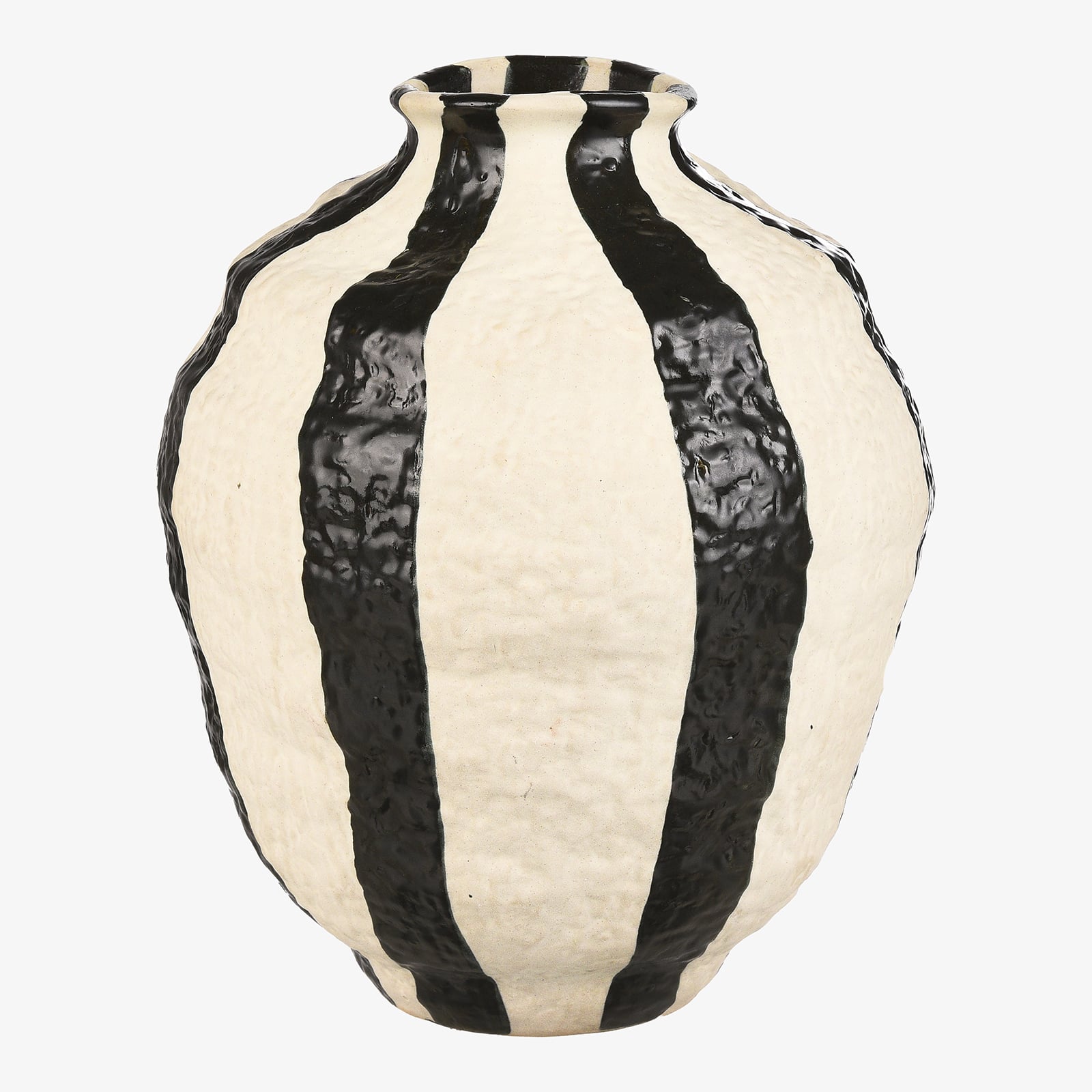 Vase Ballon Schwarz, ⌀ 22.5 cm, H 270 mm