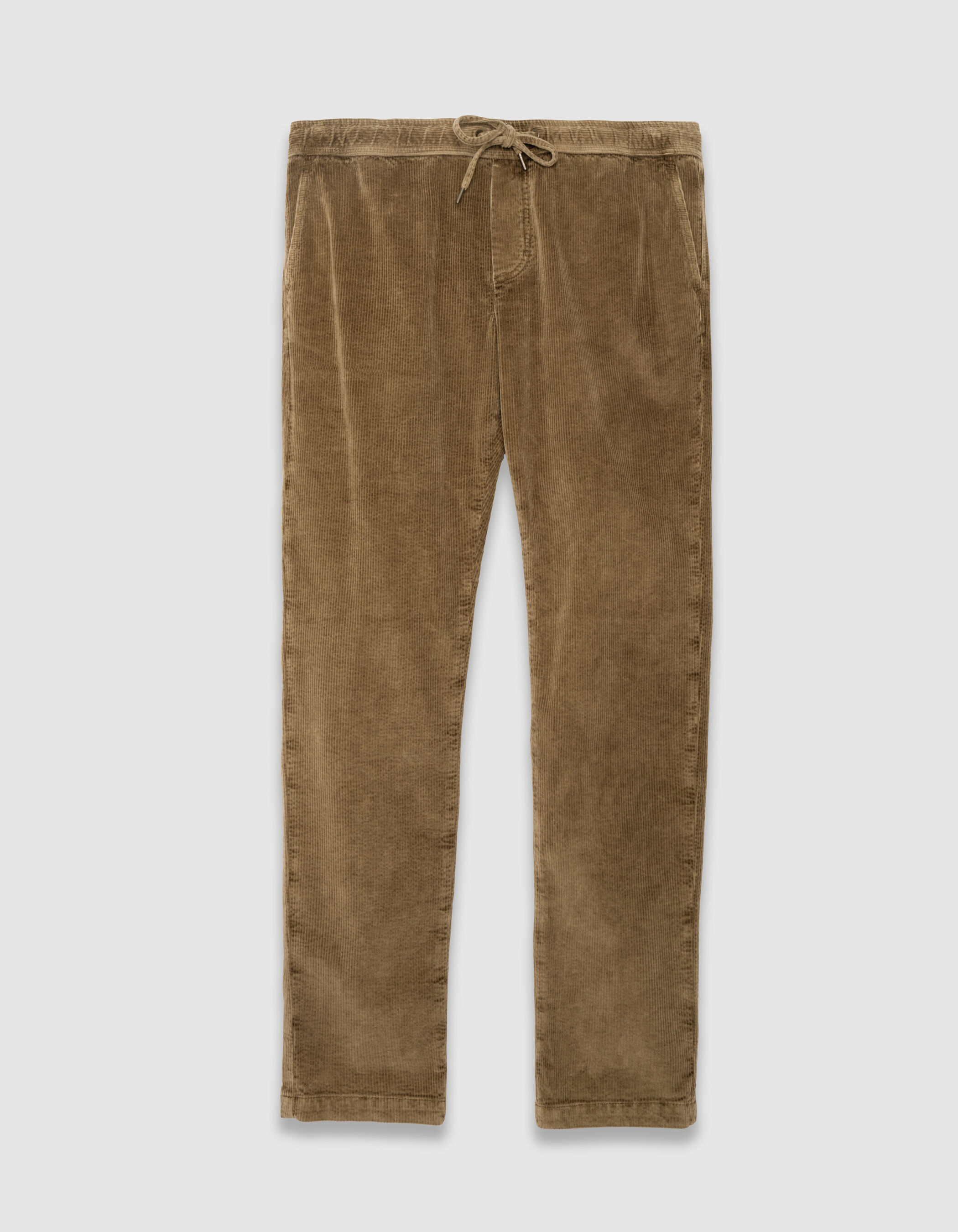 Jogpant gris velours côtelé Homme