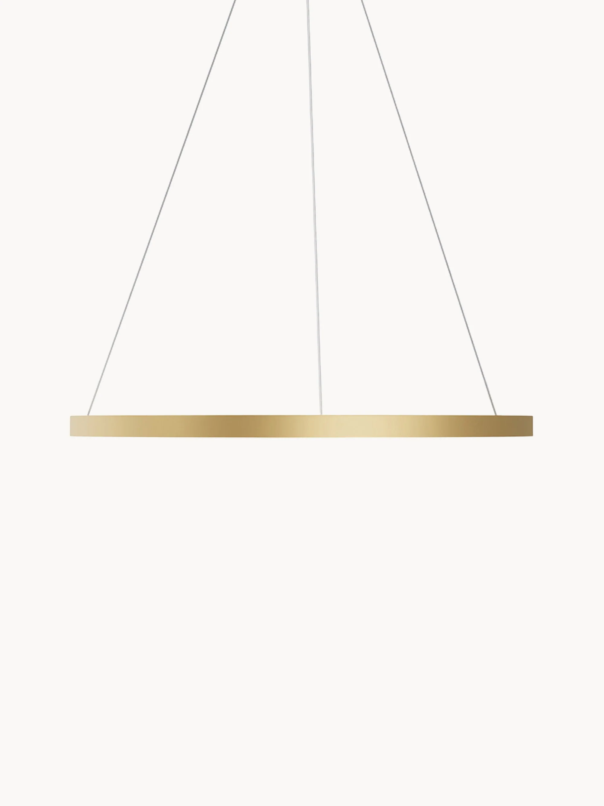 Große dimmbare LED-Pendelleuchte Rim
