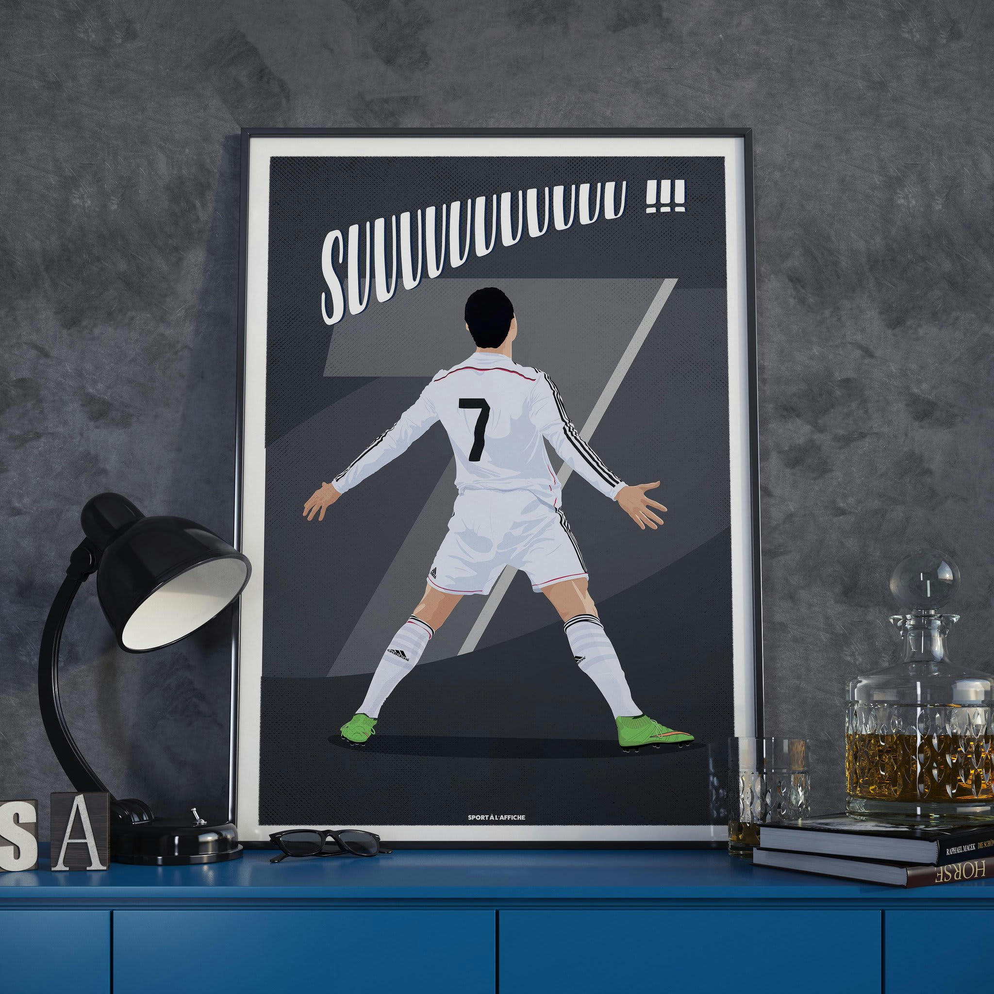 FOOT - Affiche Football - CR7 Suuuu - 30 x 40 cm