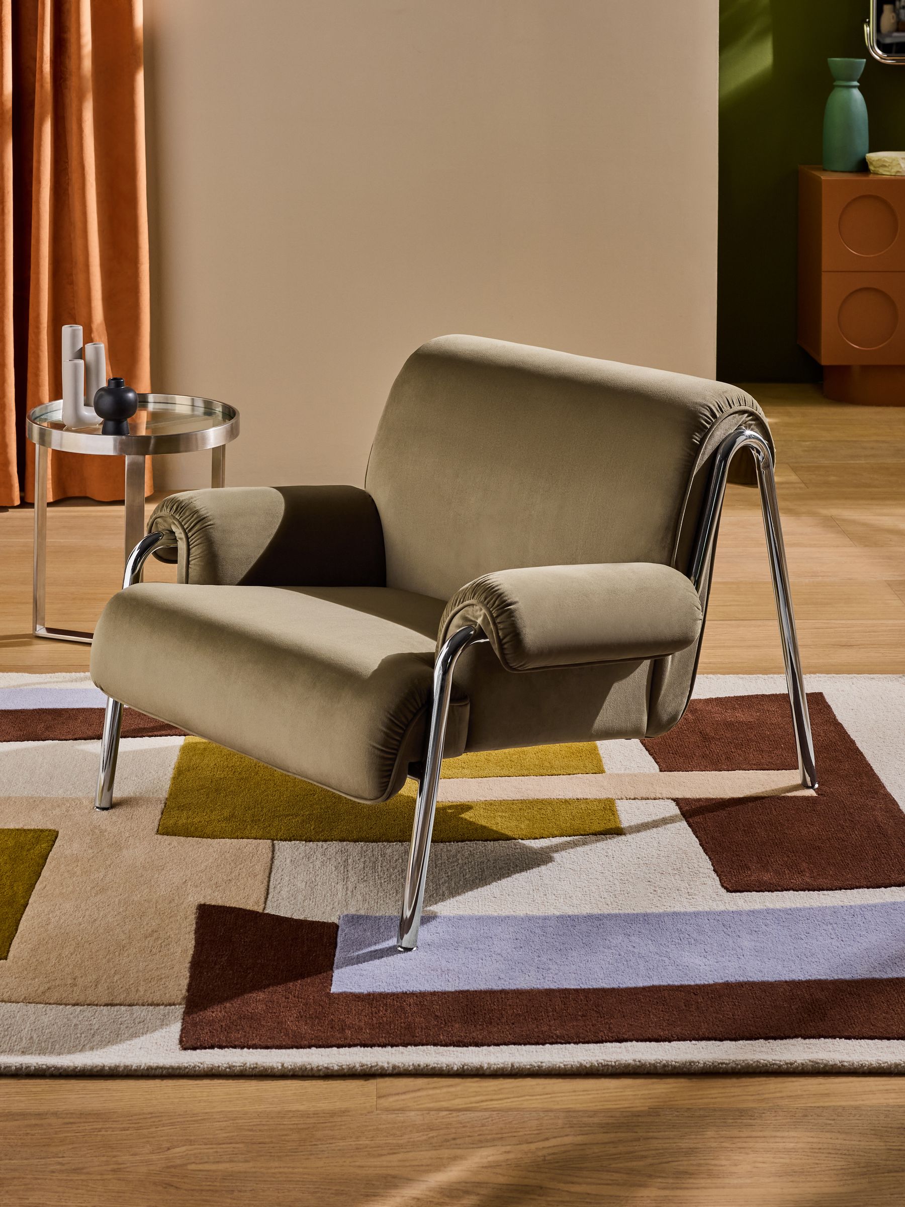 Lorien Chair in Velvet Fern Green