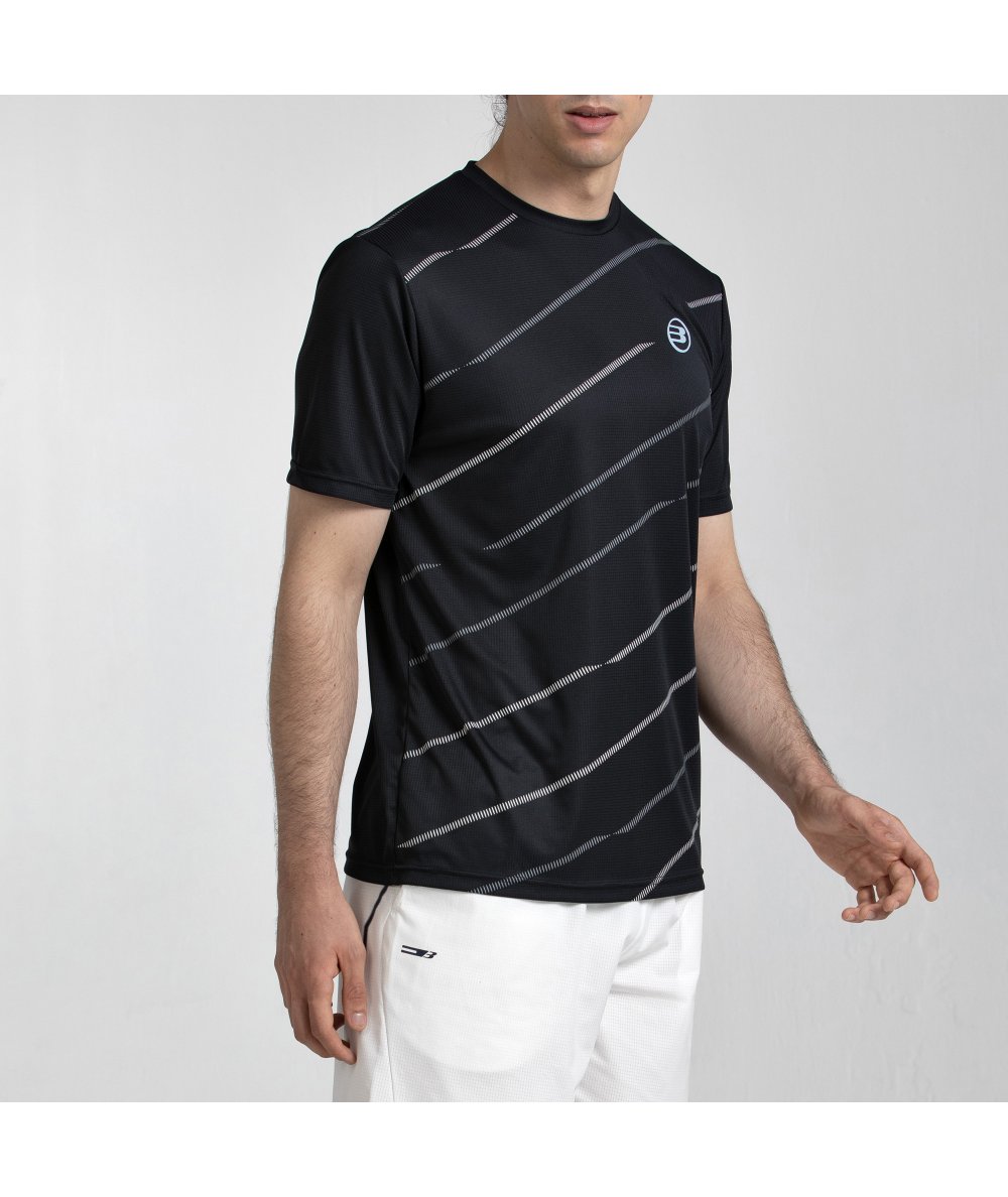 CAMISETA BULLPADEL CASINAS NEGRO