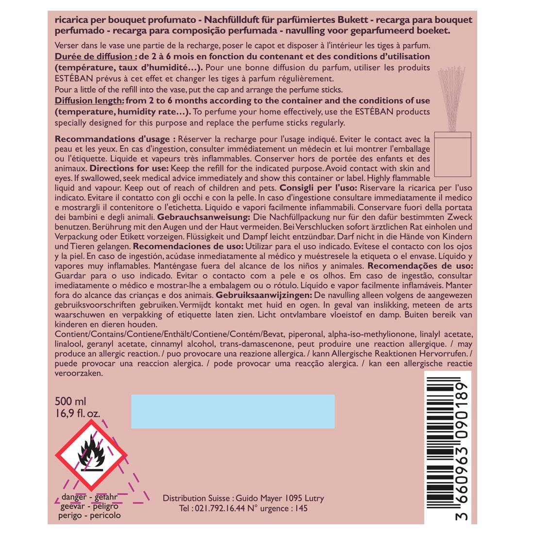 IRIS CACHEMIRE - Recharge bouquet 500ml