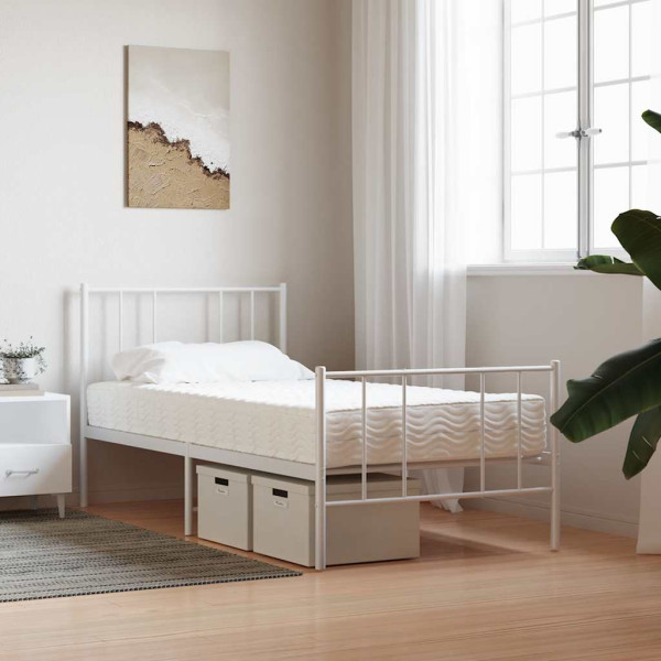 Dziecięcy materac piankowy biały 80x160 cm twardość H2/H3