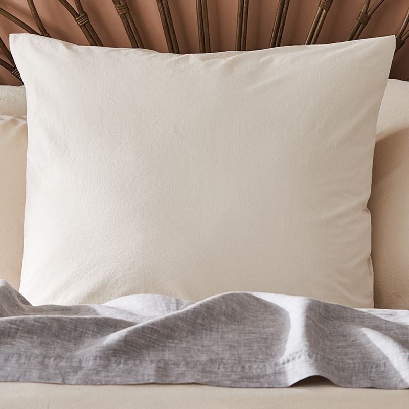 Stonewashed Cotton Sand Quilt Cover Separates