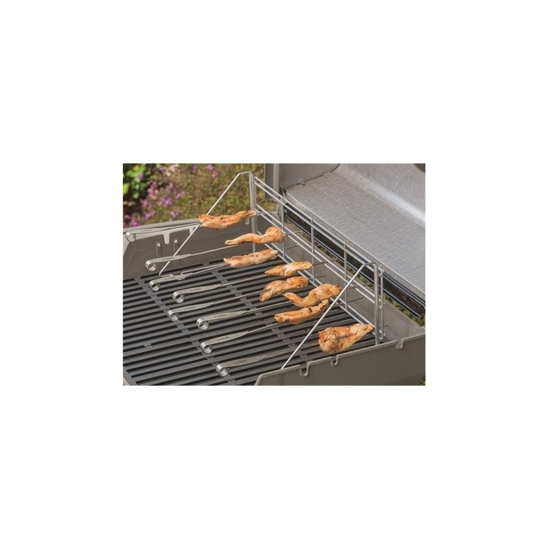 Support élévation vertical pour 8 brochettes WEBER