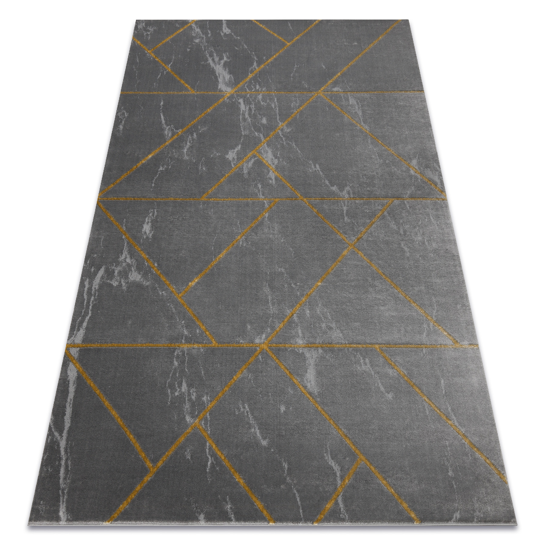 Dywan EMERALD ekskluzywny 1012 glamour, stylowy geometryczny, 80x150 cm