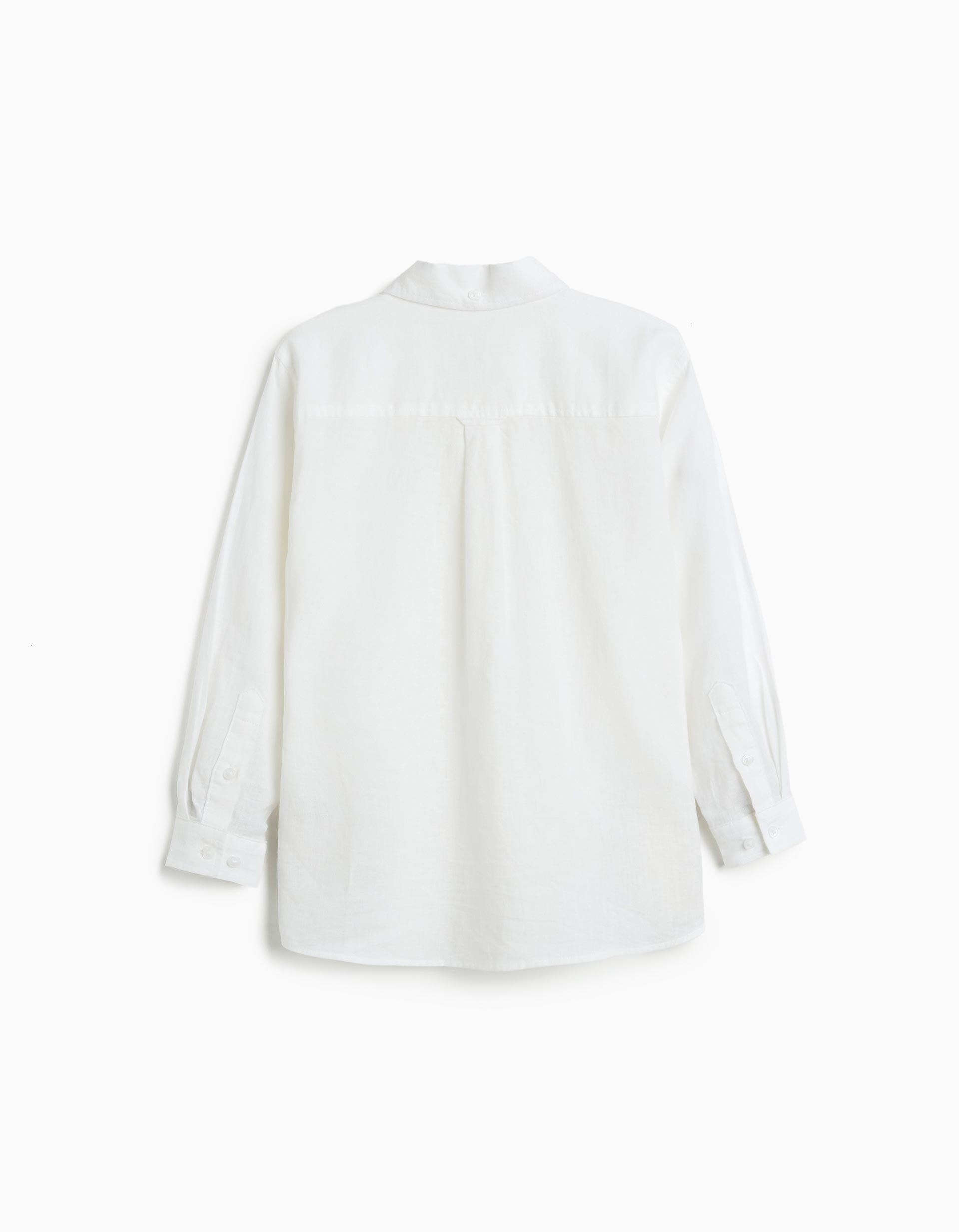 Camisa 'Relaxed Fit', Menino, Branco