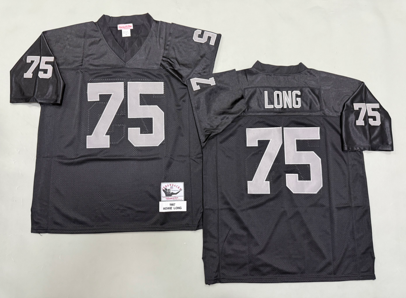 Howie Long Las Vegas Raiders Authentic Throwback Retired Player Jersey