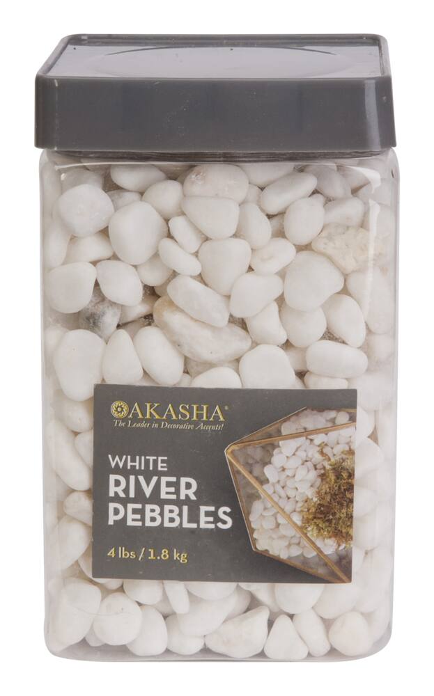AKASHA Decorative River Rocks, Assorted Sizes