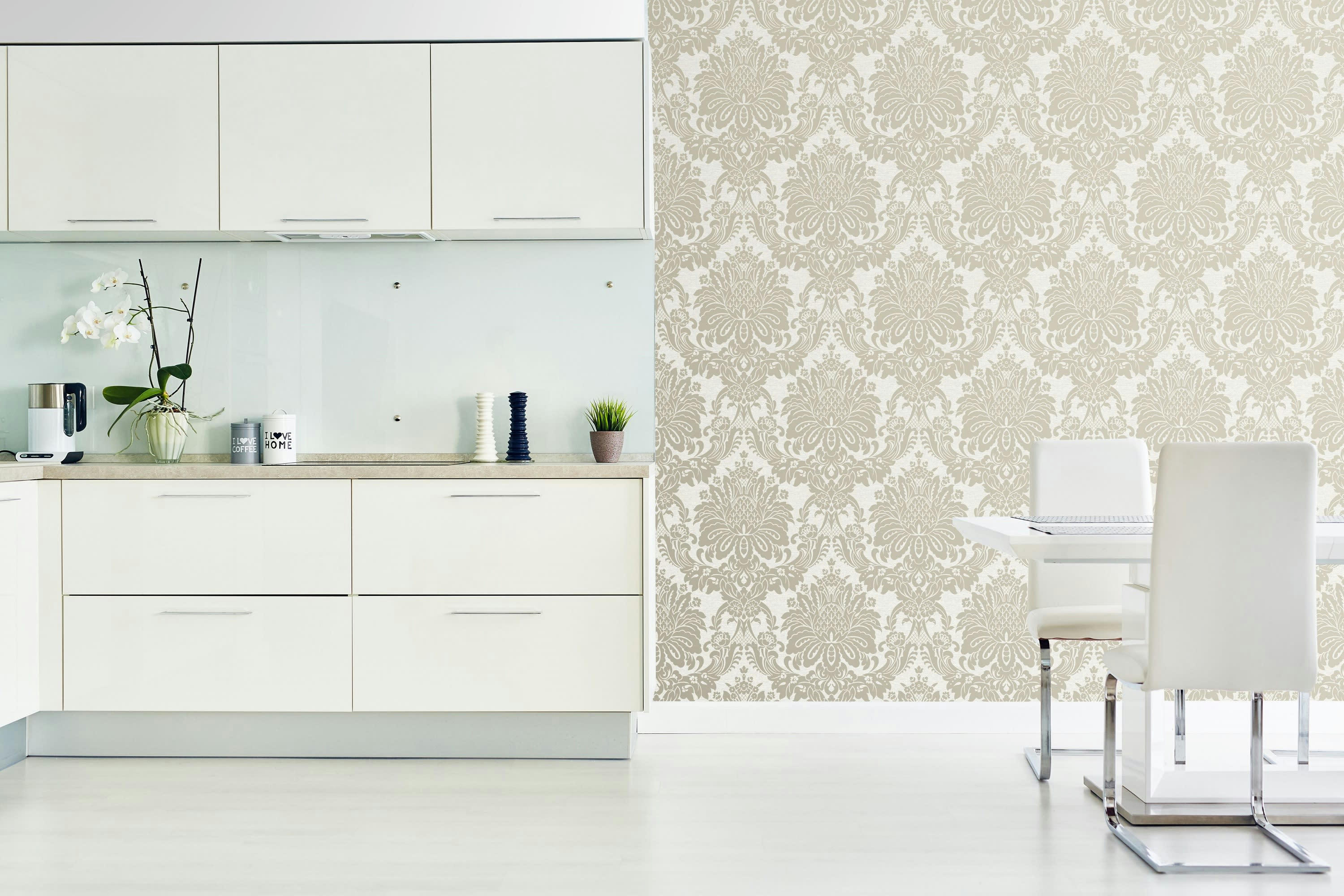 - papier peint vogue beige 1005x52cm