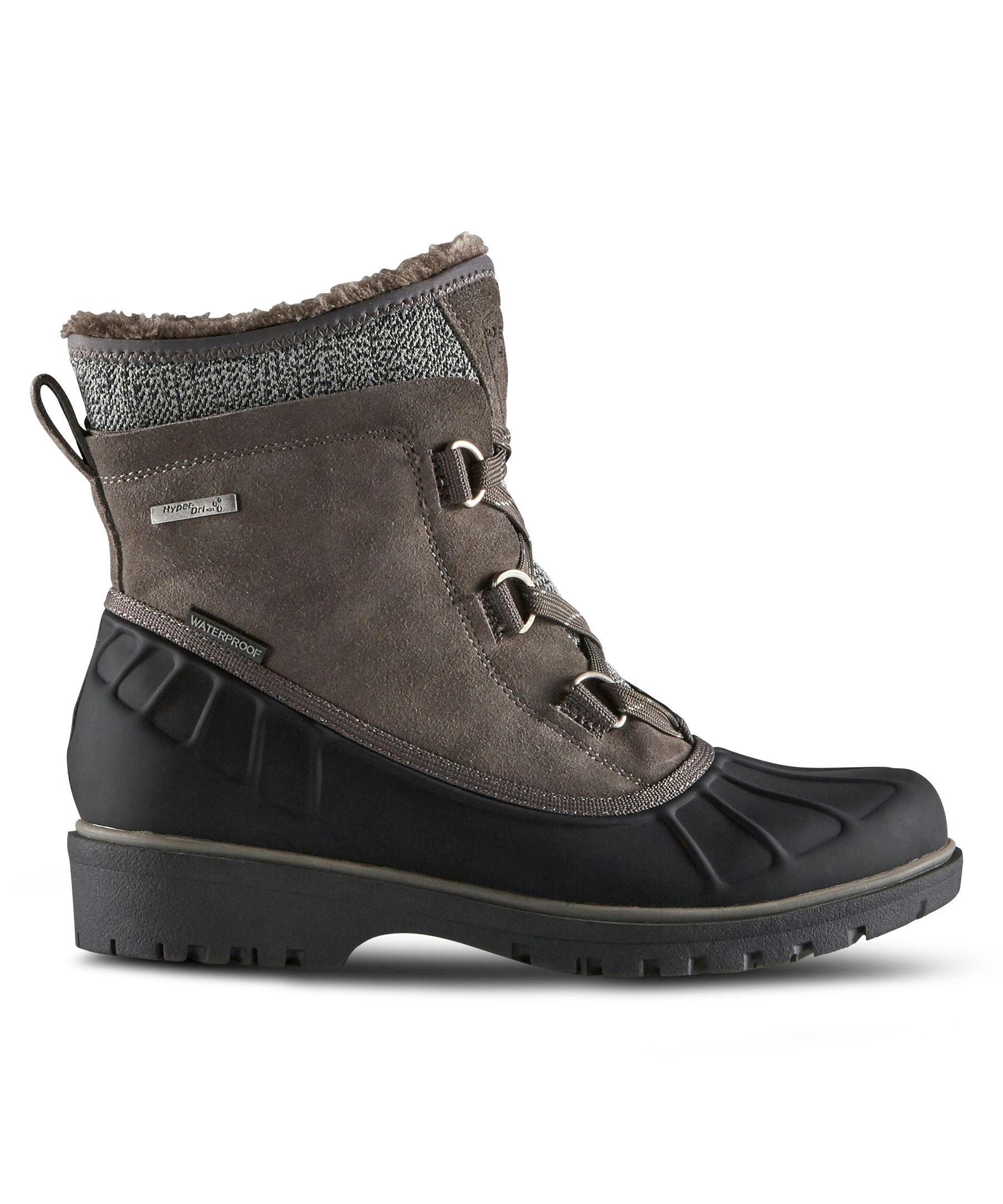 Denver Hayes Women's Sandie Quad Comfort Waterproof Hyper Dri 3 Leather Winter Boots