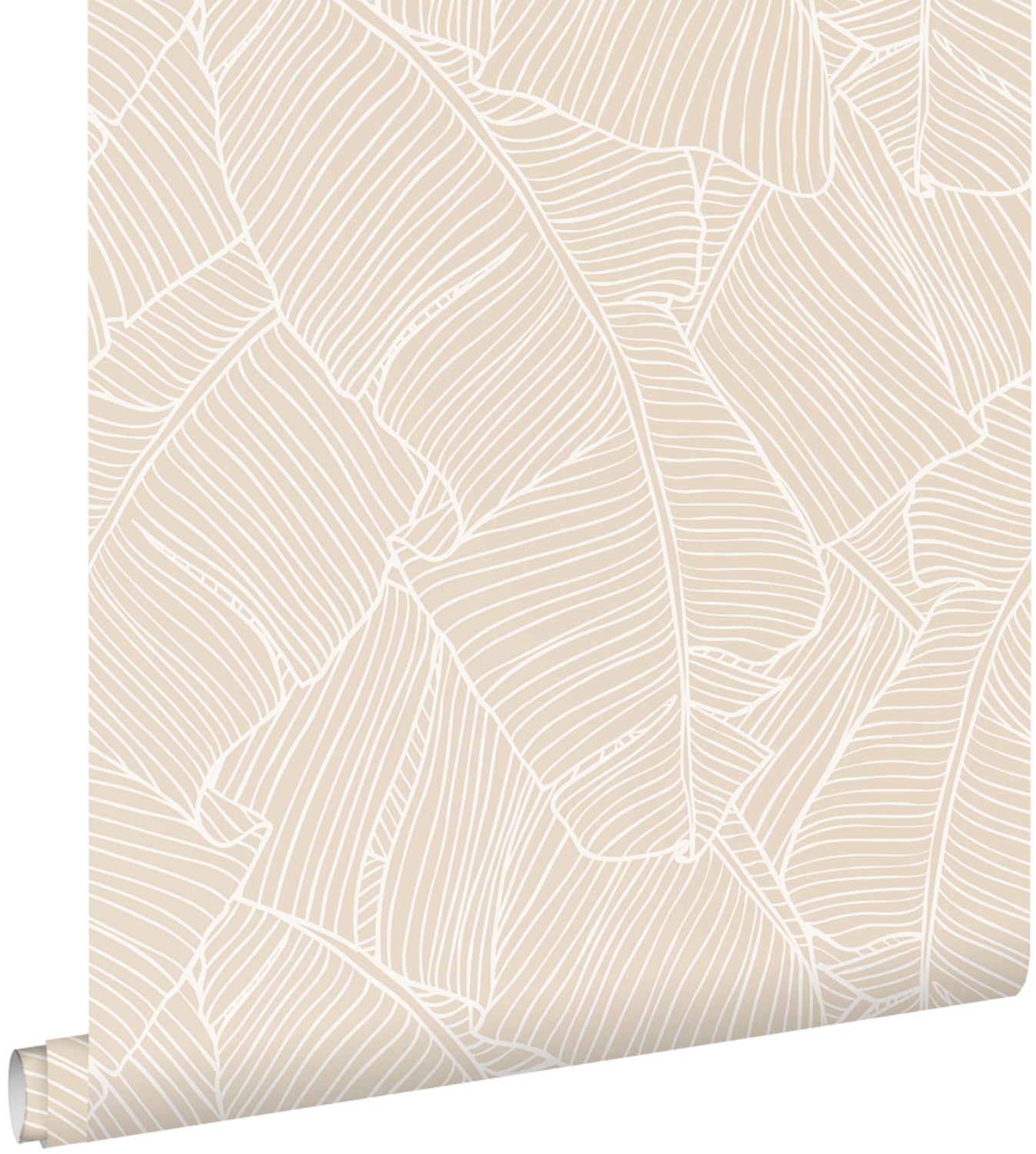 ESTAhome behang bladeren beige - 53 cm x 10.05 m - 130931