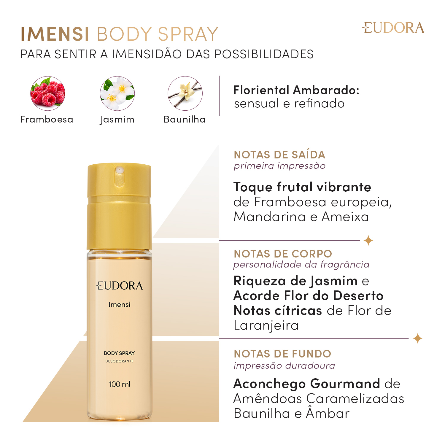 Desodorante Body Spray Imensi 100ml
