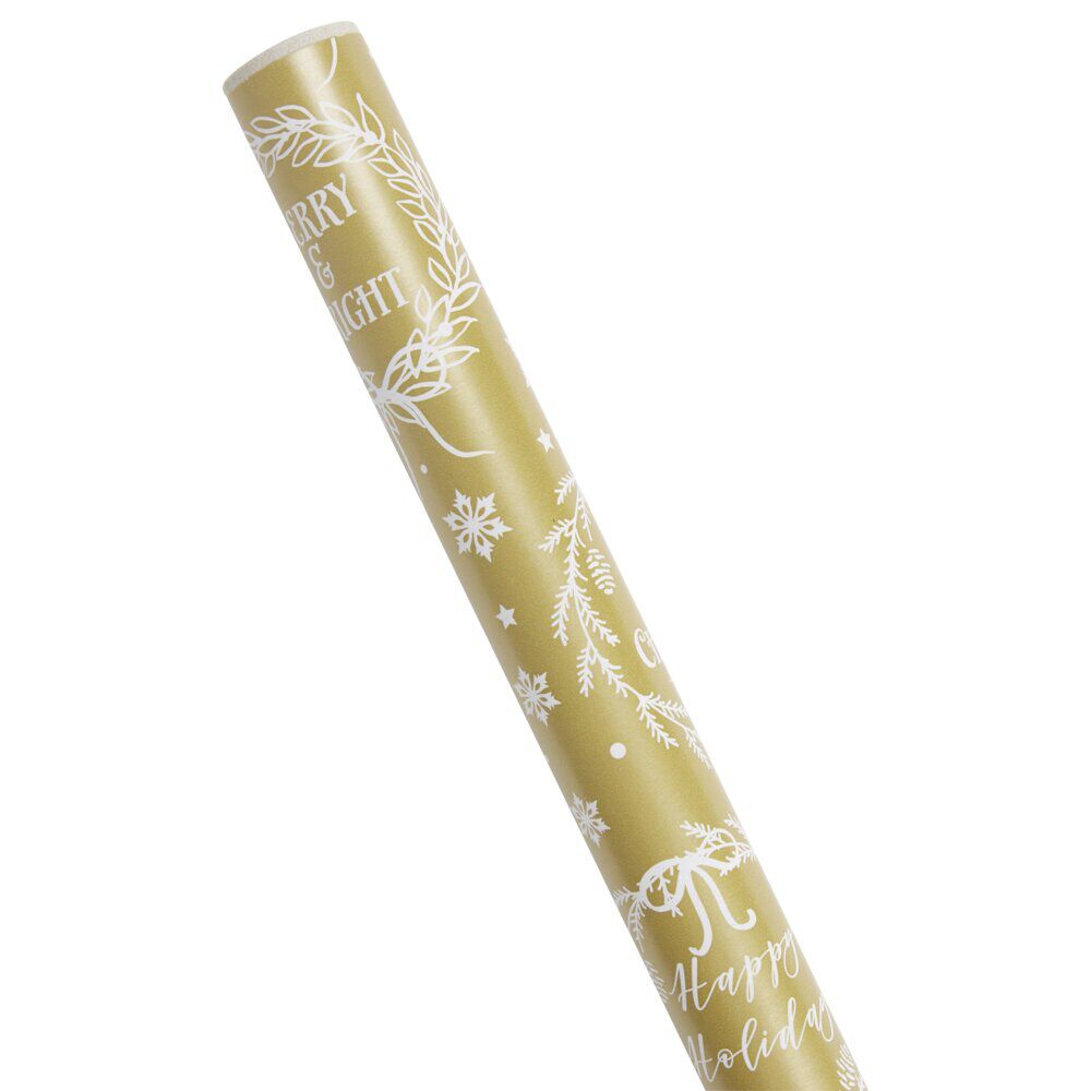 Papier cadeau No&euml;l rouleau 2m motif traditionnel (6 modèles)