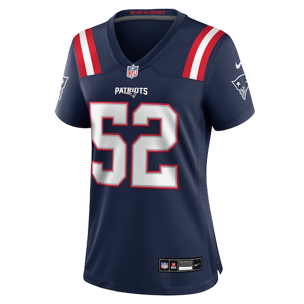 Jack Gibbens New England Patriots Nike Women's Team Game Jersey -  Navy
