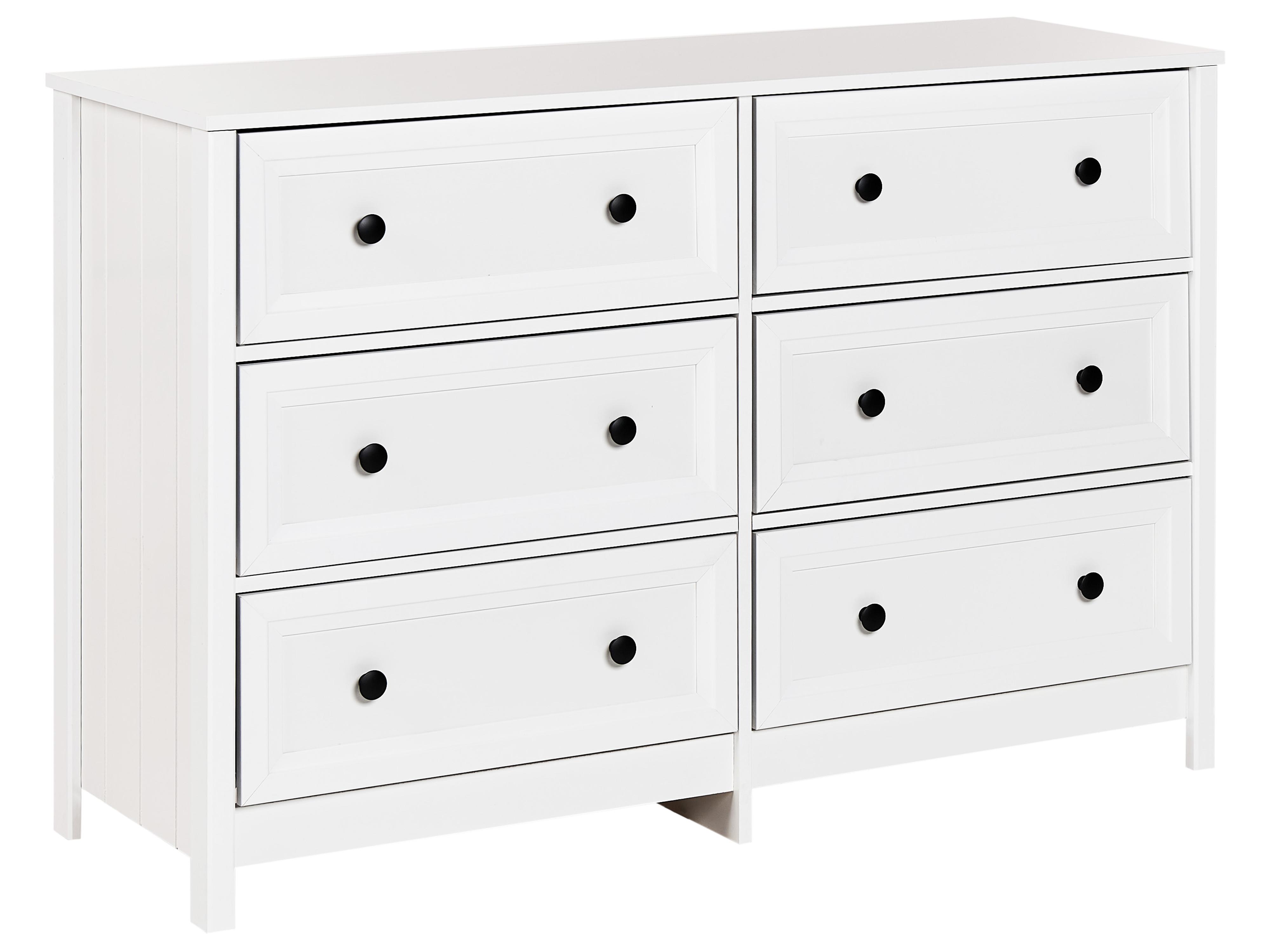 6 Drawer Chest HAZELVALE White