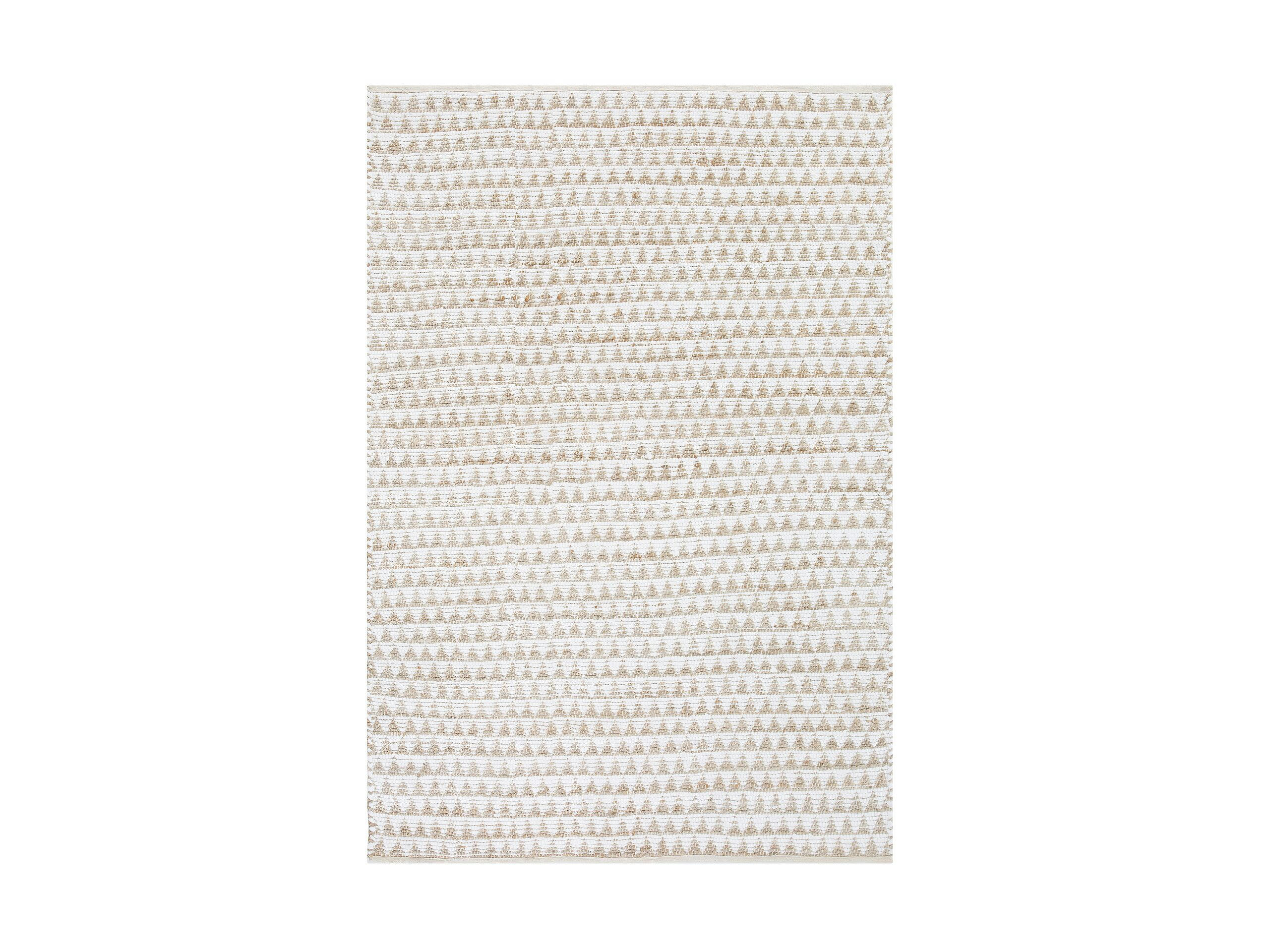 TUNCELI - Tapis en tissu beige 230x160cm