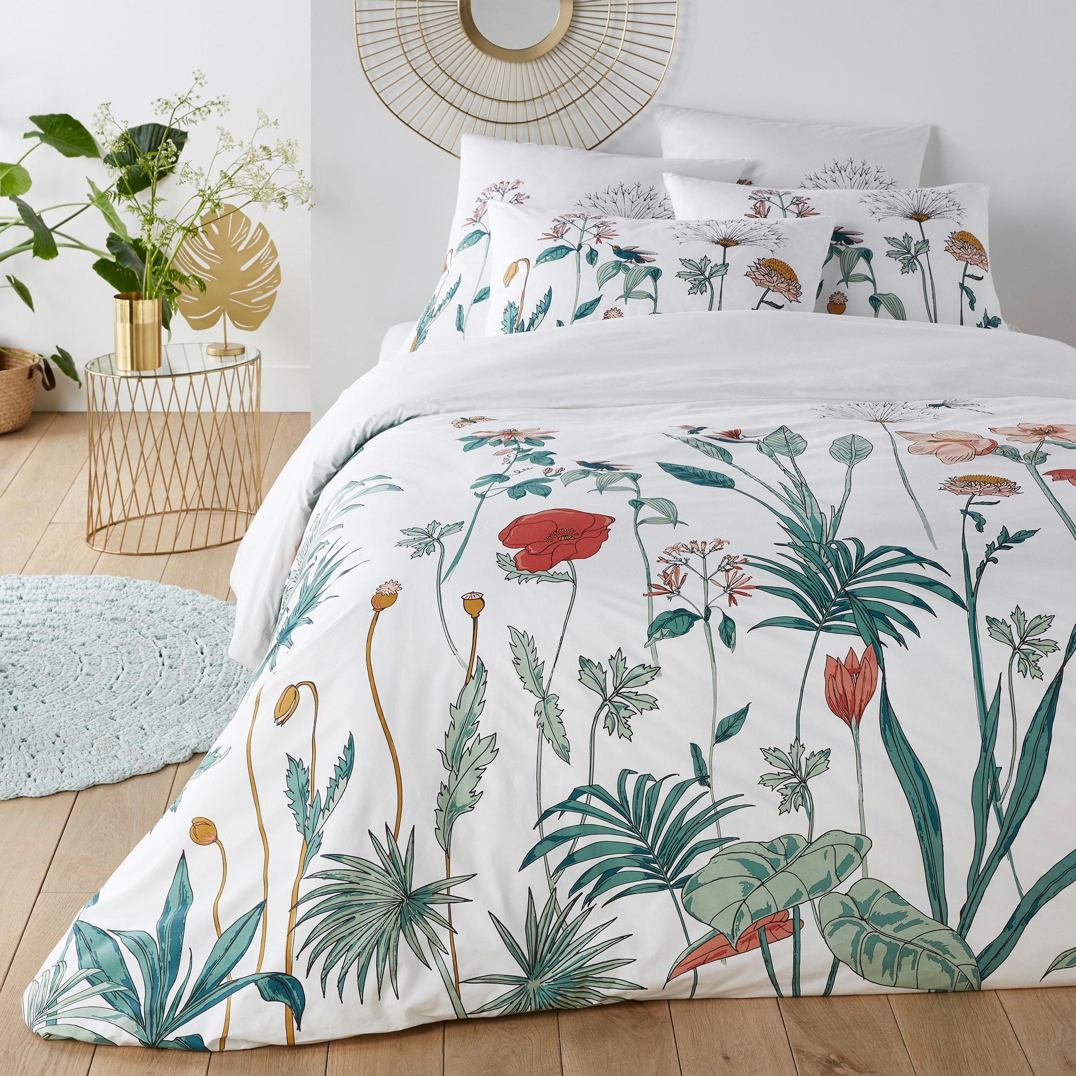 Housse de couette percale, Eden Garden