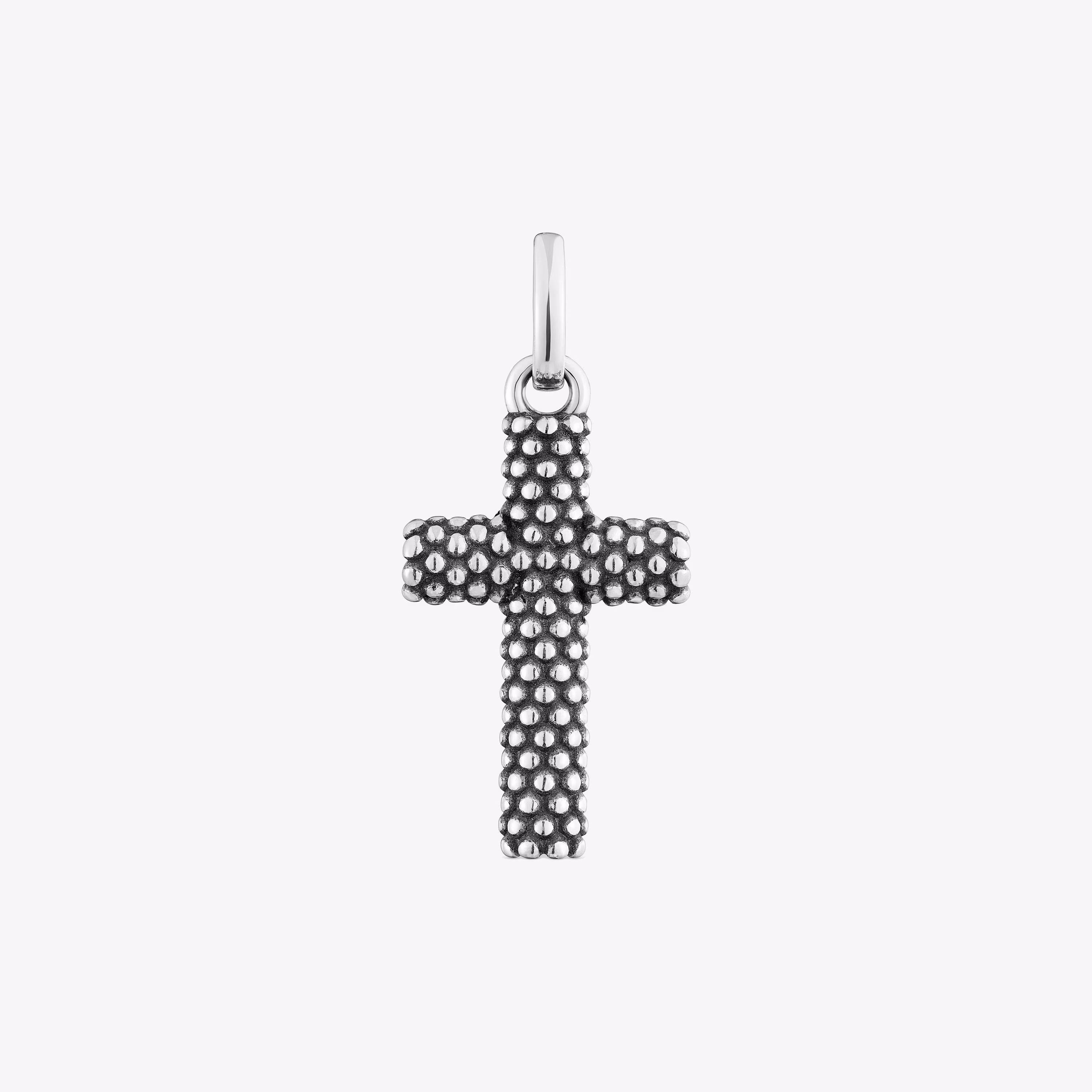 Colgante cruz de plata 22 mm TOUS Man