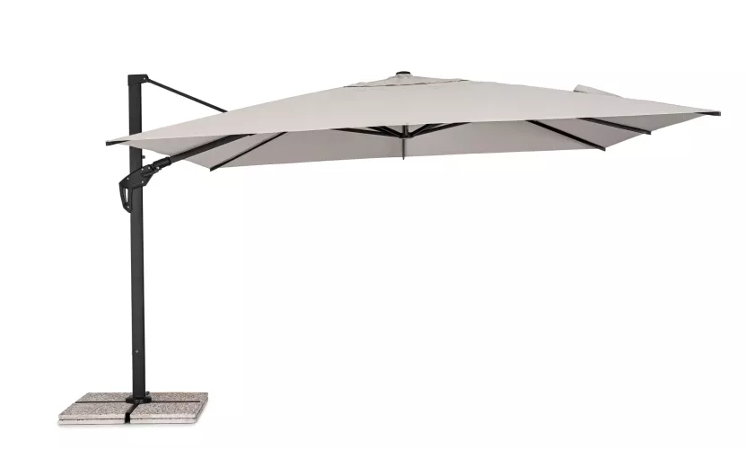 Bolzano Parasol ogrodowy Arrito 4x4 jasno szary