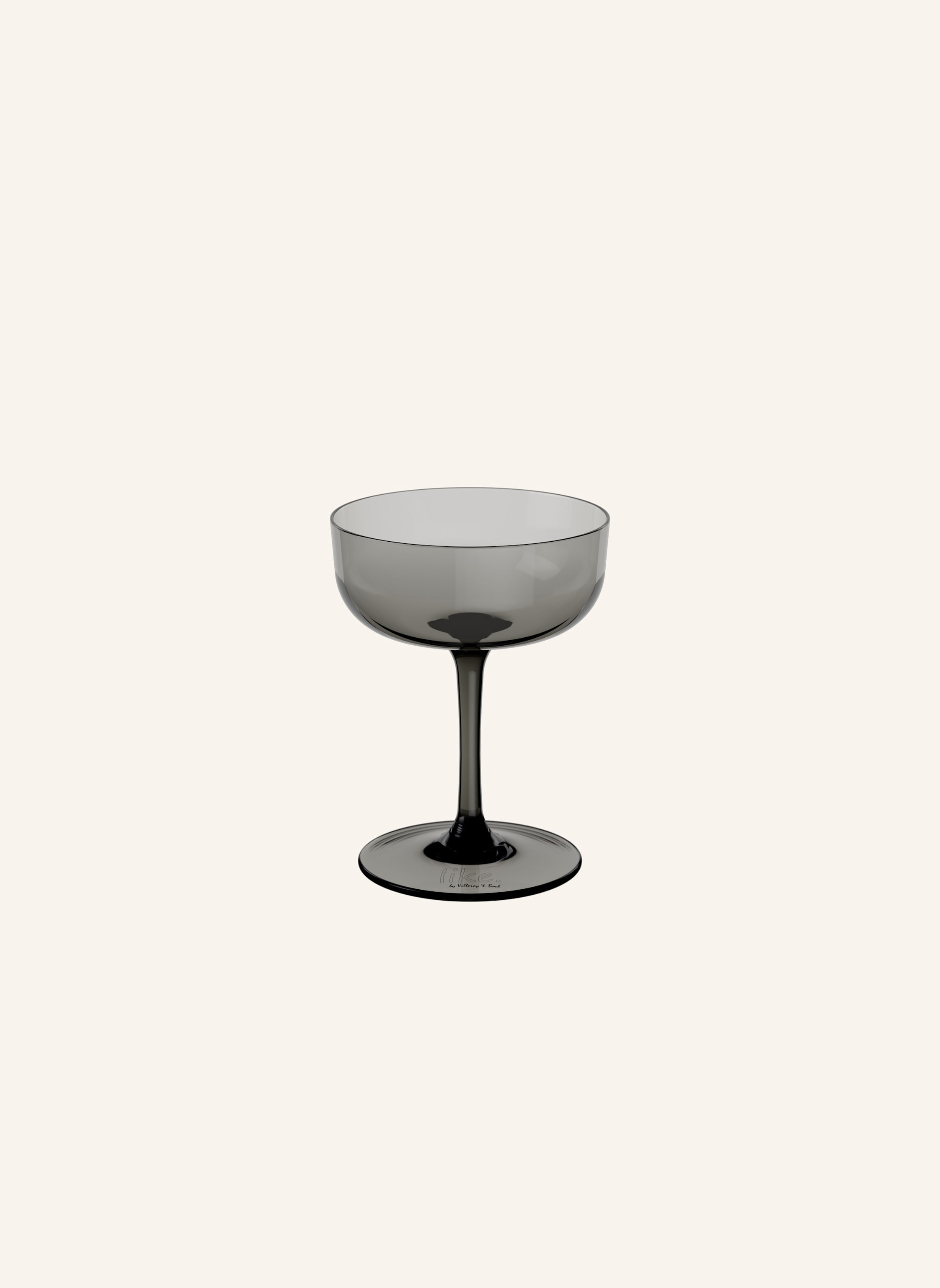 like. by Villeroy & Boch Sekt-/Champagnerschale, 2 Stück LIKE SMOKE